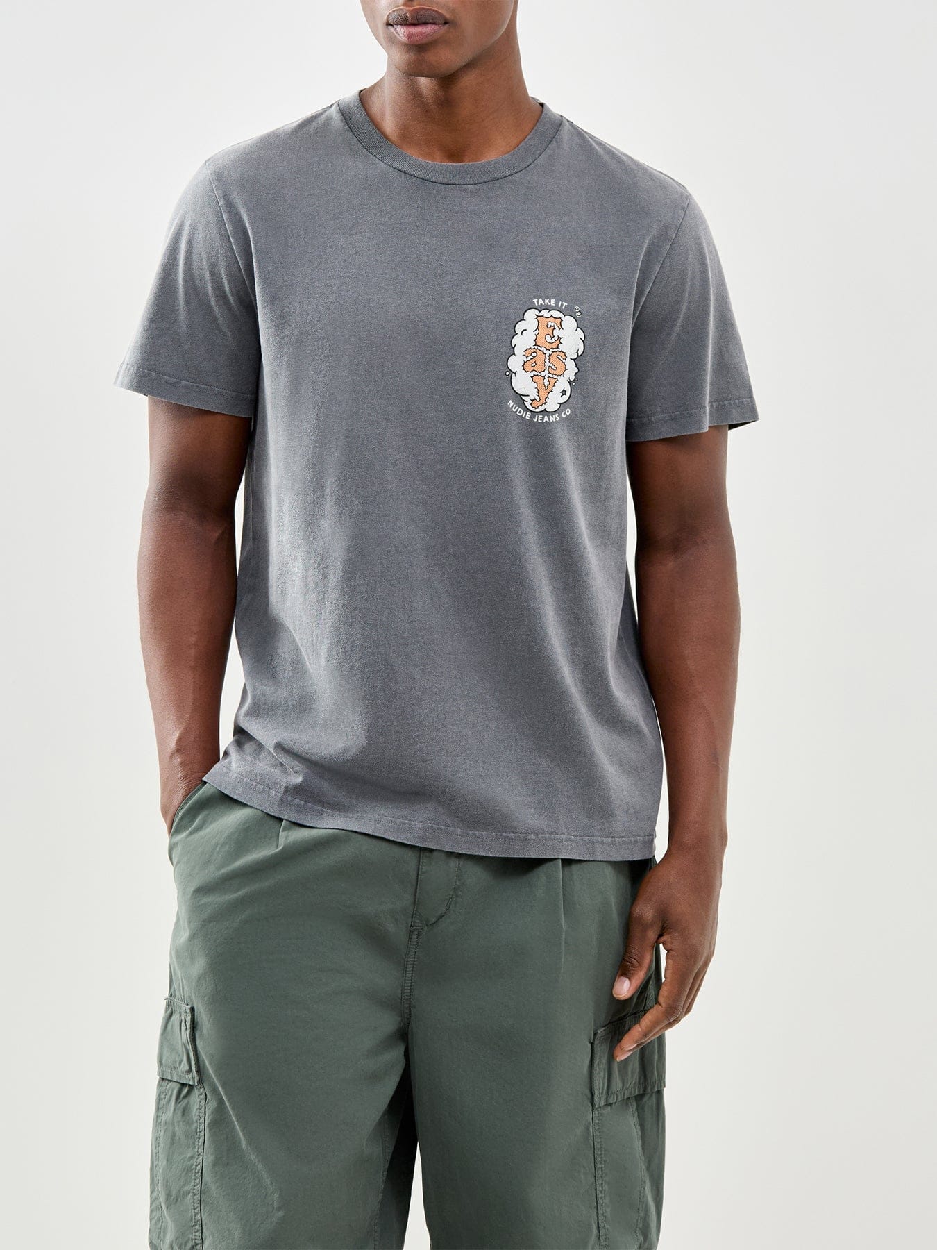 Nudie Jeans Roy T - Shirt Grey