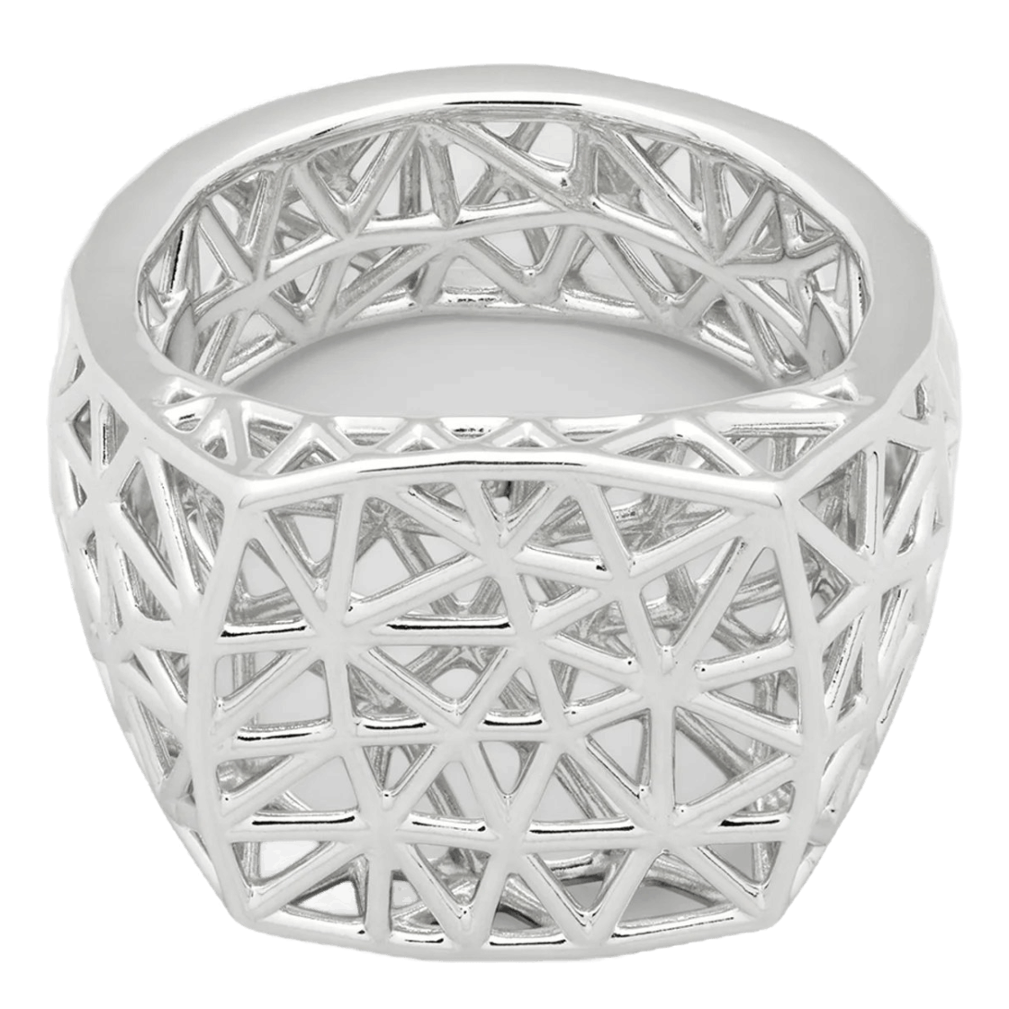 Tom Wood Mesh Ring (m) 925 Sterling Silver