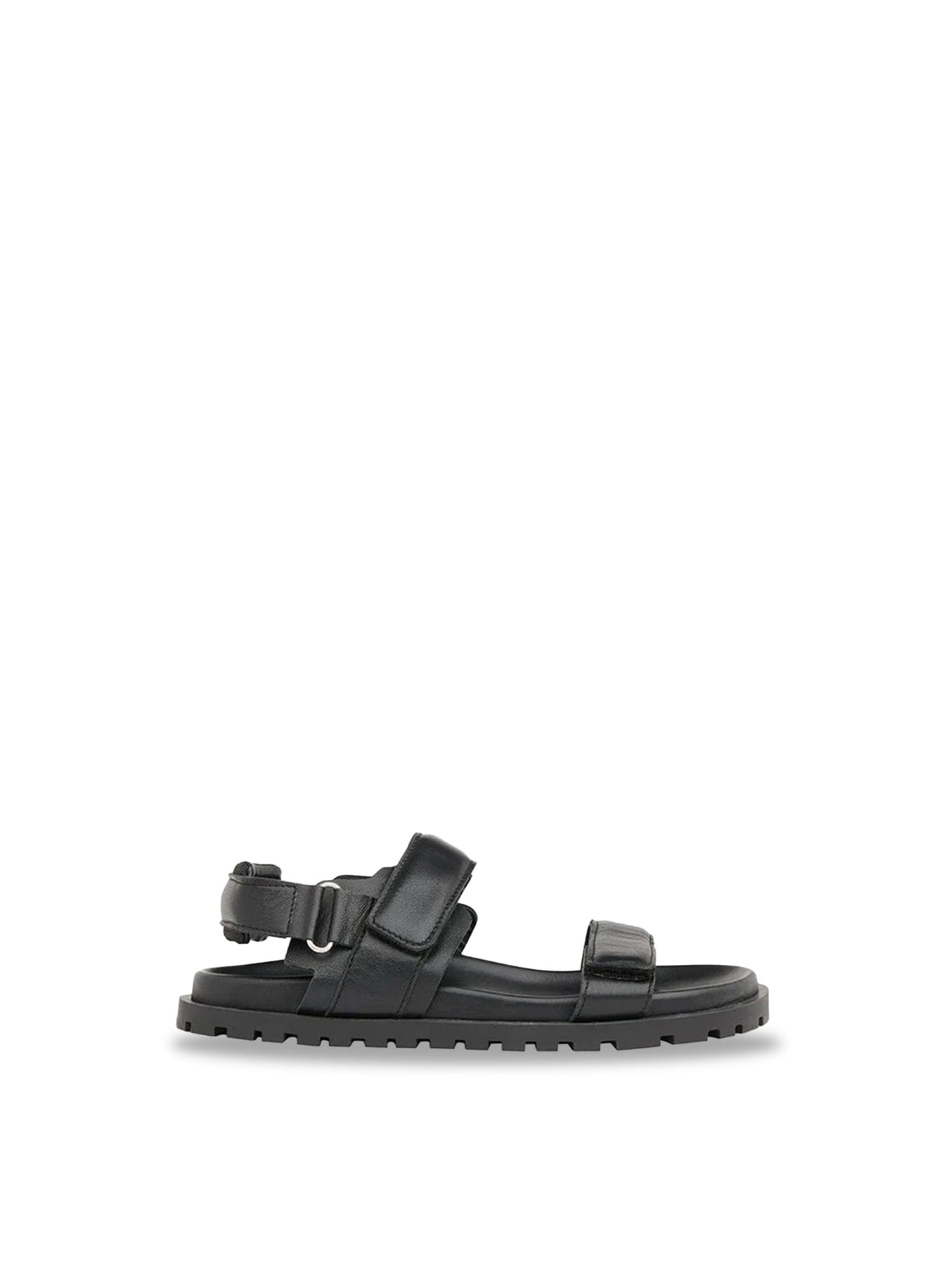 Whistles Ria Sporty Flat Sandals Black