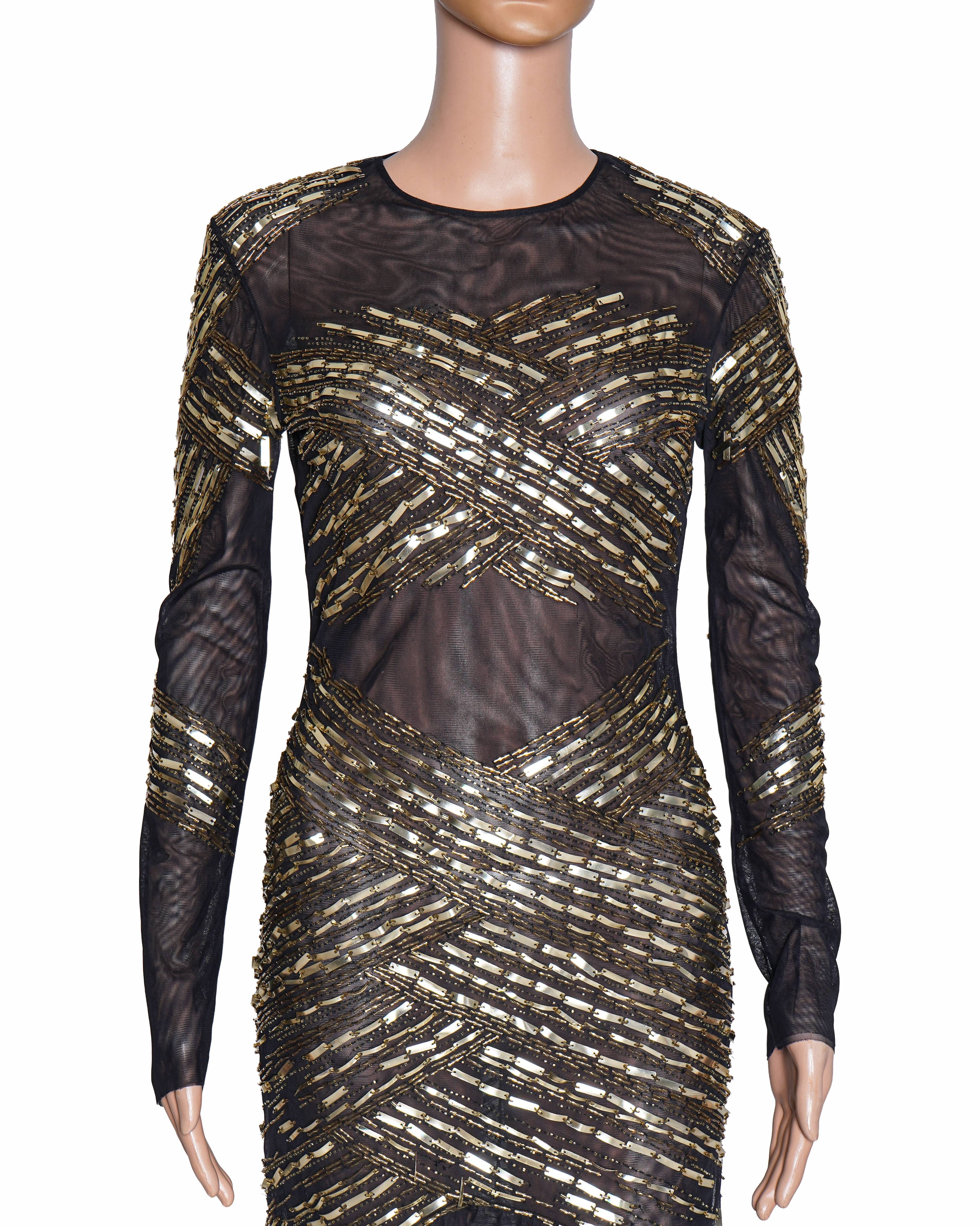 Elisabetta Franchi Black Red Carpet Gown