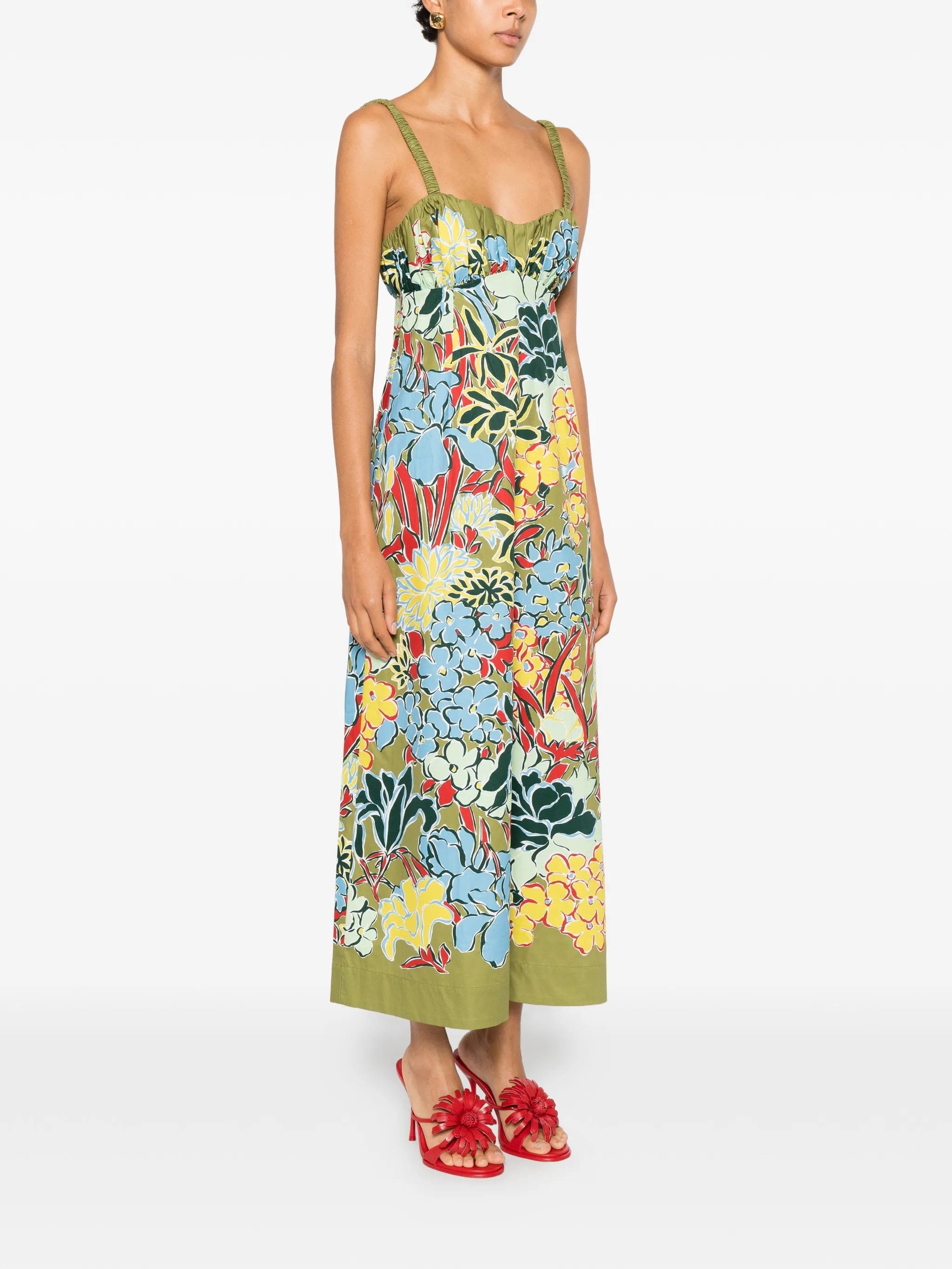 Alemais Solstice floral - print midi dress