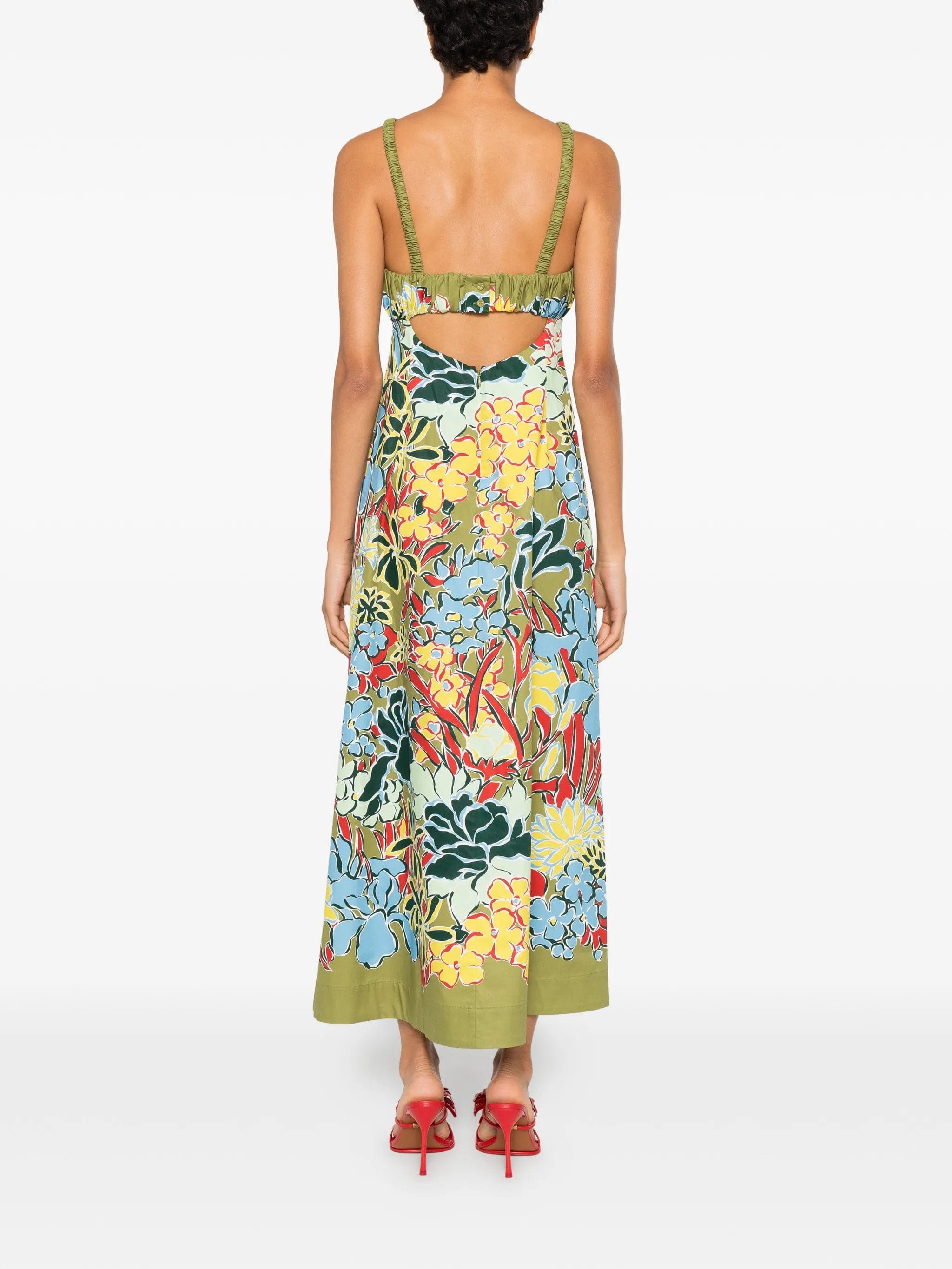 Alemais Solstice floral - print midi dress