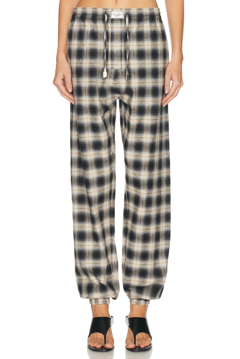 THE Attico Long Check Pant