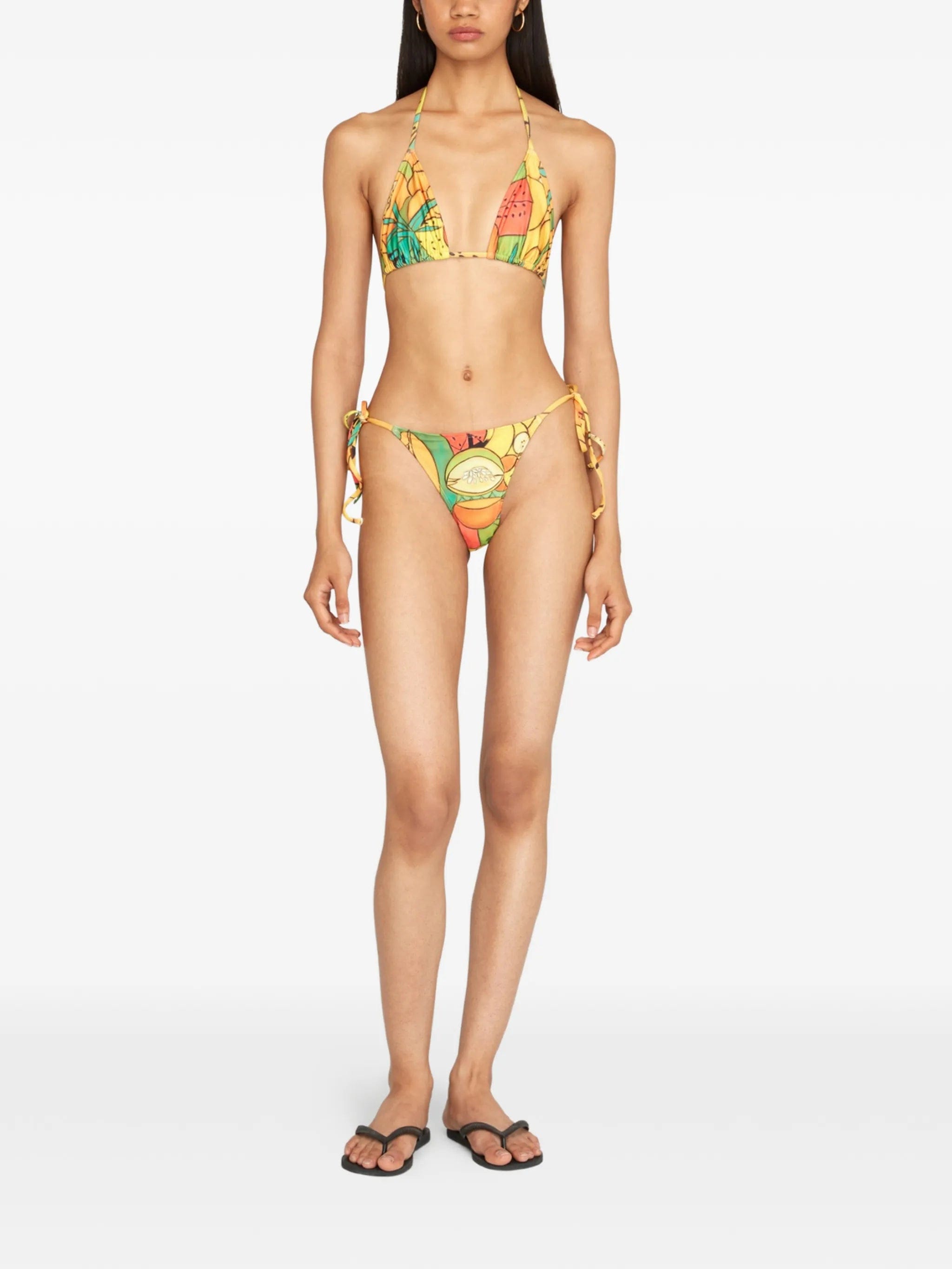 Donde Esteban Frutas triangle bikini bottom