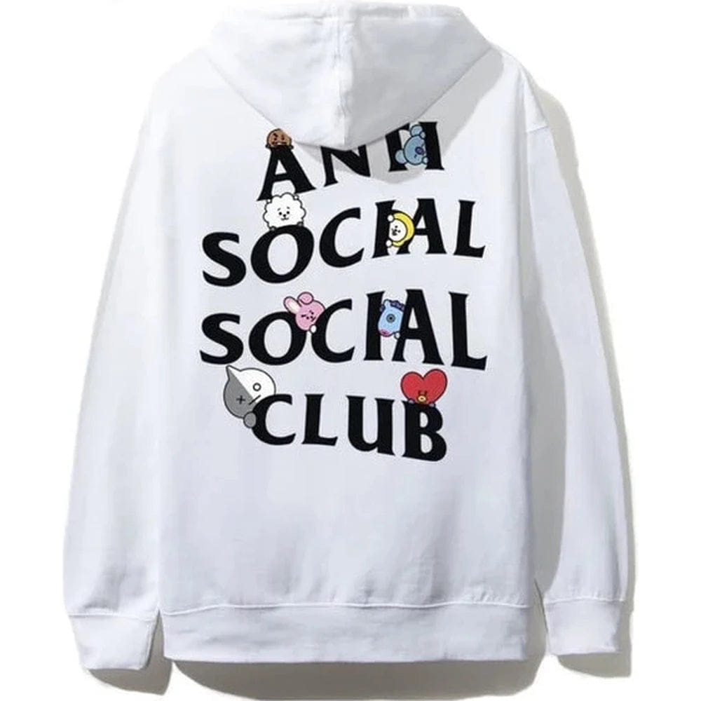 WHITE* ASSC Hoodie - BT21 White