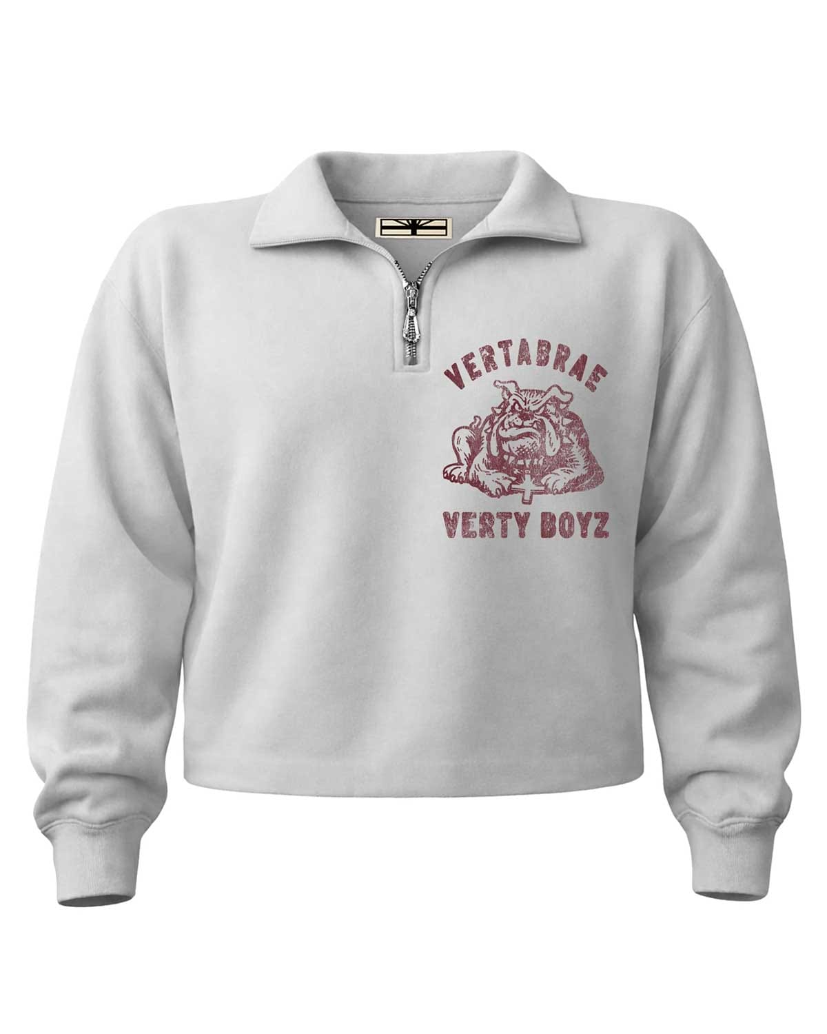 Vertabrae Sandlot Quarter - Zip White