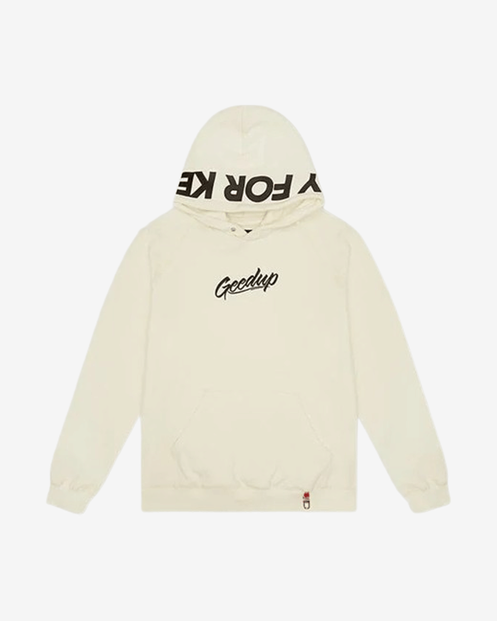 GEEDUP PFK SCRIPT LOGO CREAM HOODIE