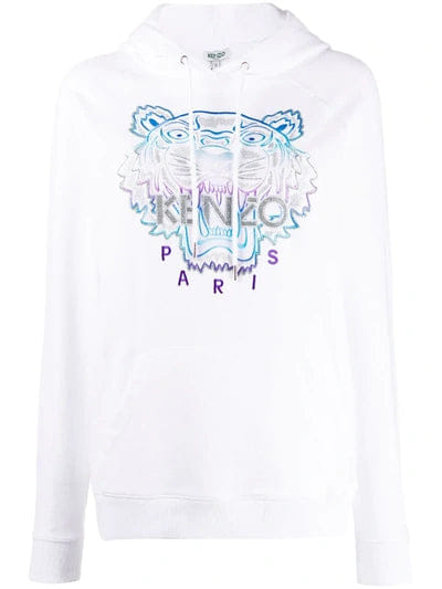 My Store Kenzo White Limited Edition Holiday Tiger Hoodie