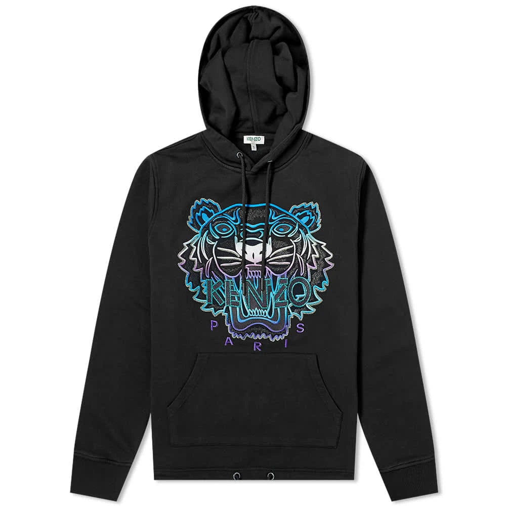 My Store Kenzo Black Limited Edition Holiday Tiger Hoodie