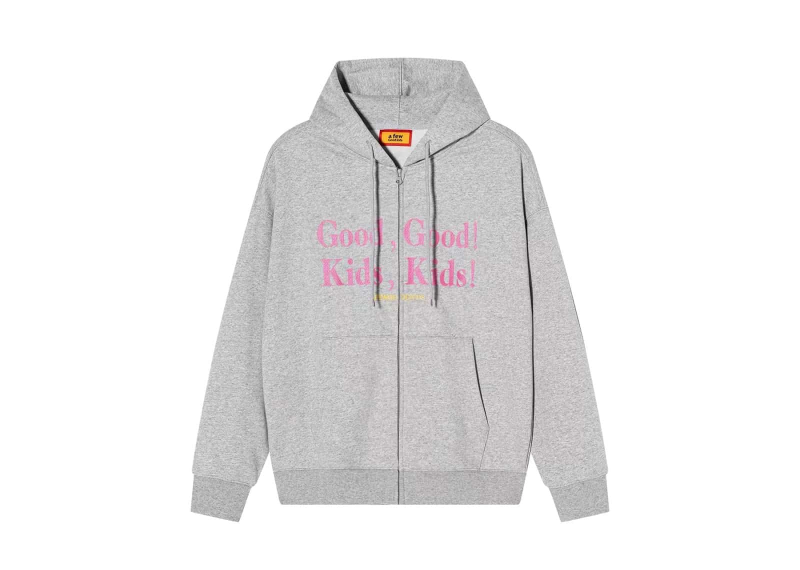 A Few Good Kids Good, Good! Zip Up Hoodie Grey