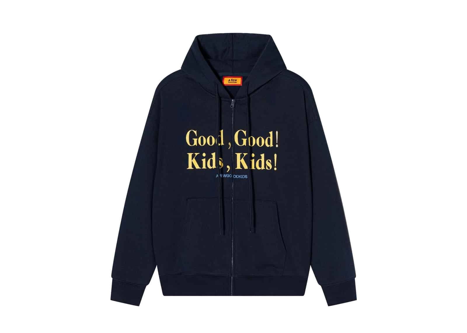 A Few Good Kids Good, Good! Zip Up Hoodie Navy