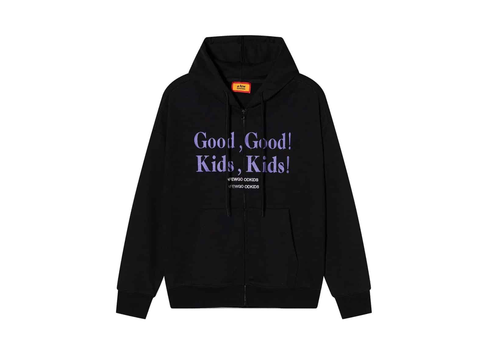 A Few Good Kids Good, Good! Zip Up Hoodie Black