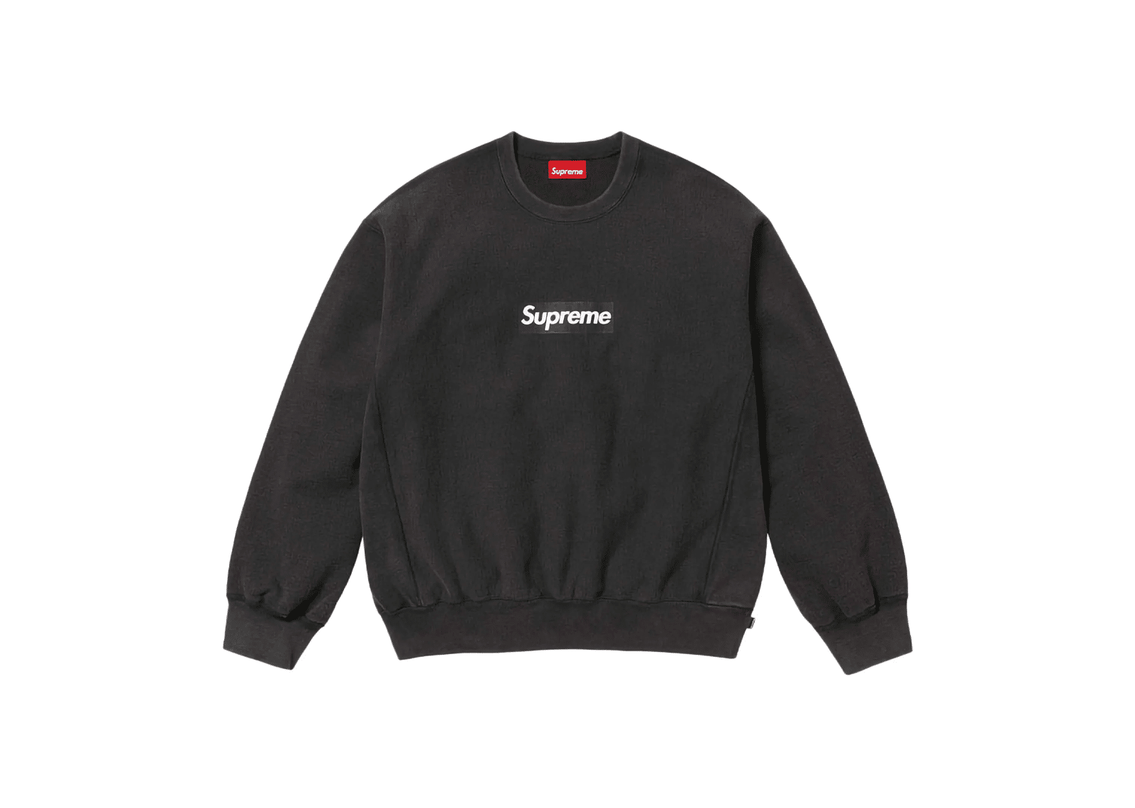Supreme Clothing & Accessories Supreme Washed Box Logo Crewneck Black