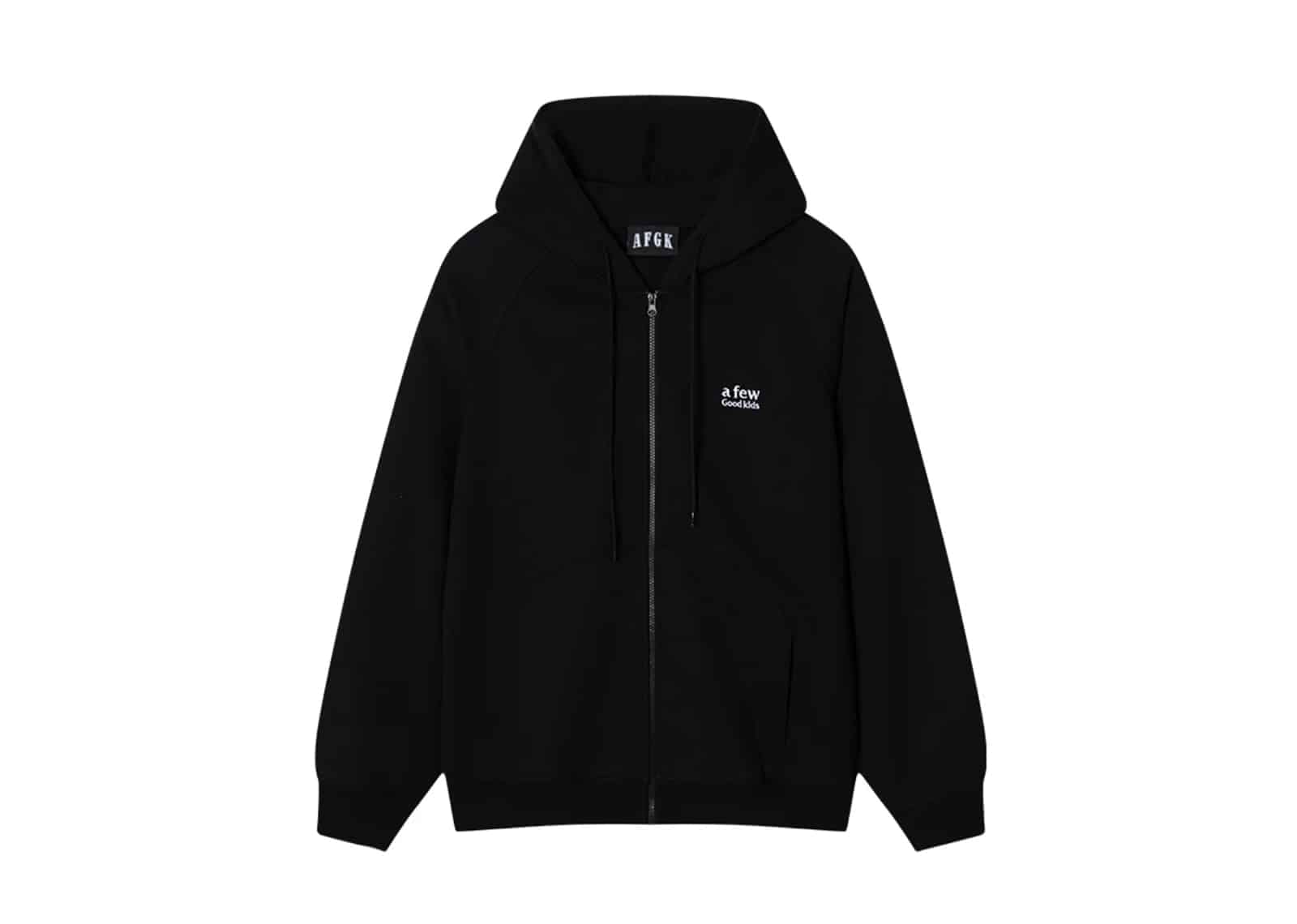 A Few Good Kids Basic Zip Up Hoodie Black