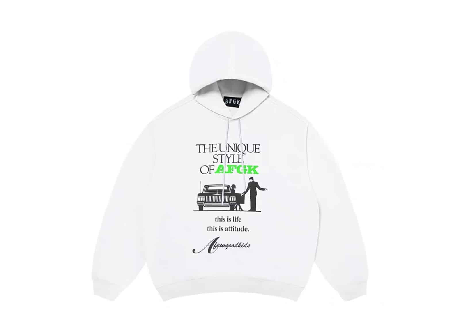 A Few Good Kids Date Hoodie White