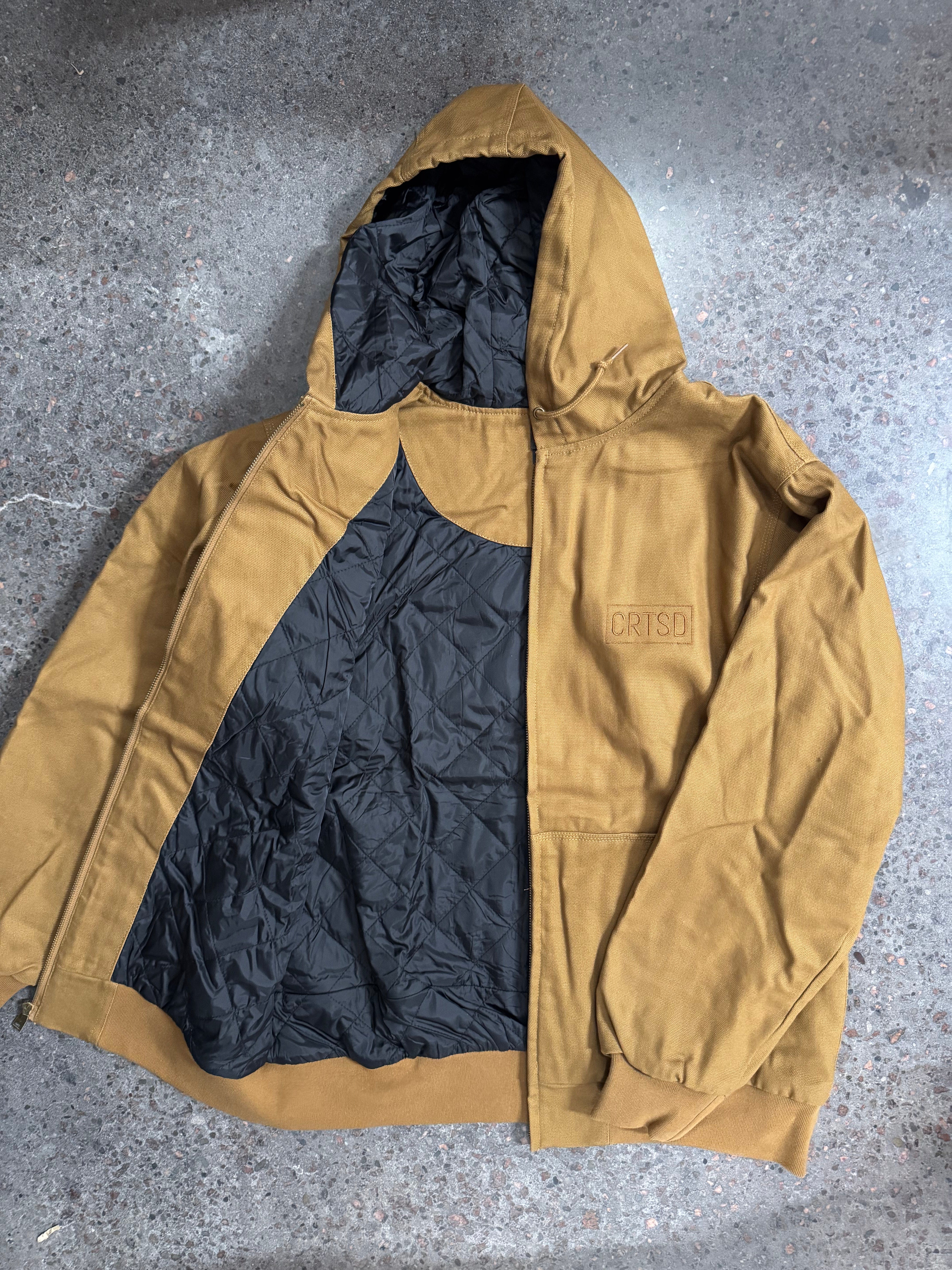 Courtside Sneakers Courtside Insulated Canvas Workwear Jacket Saddle