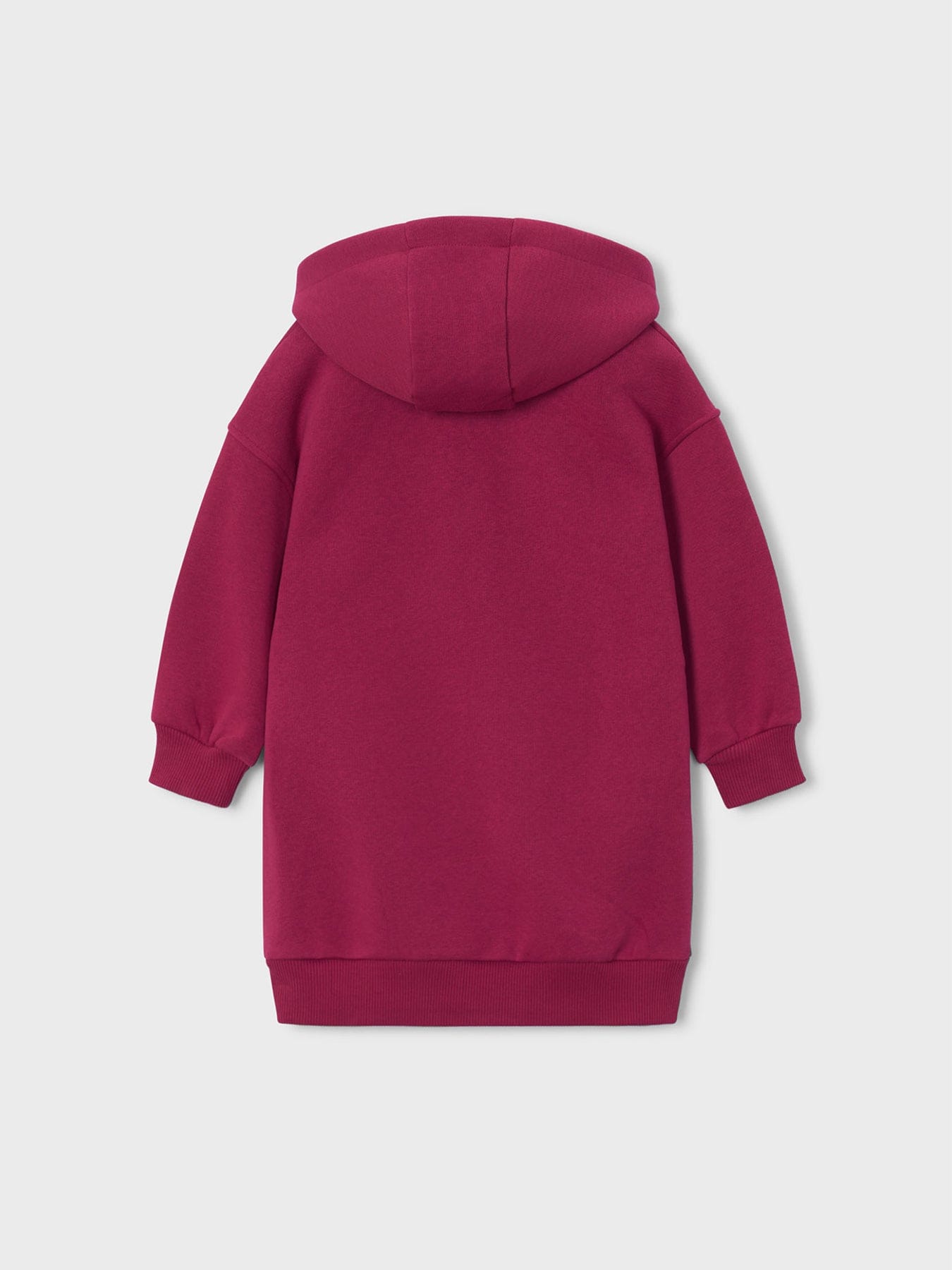 Mayoral Kids' Hooded Sweat Dress Pink