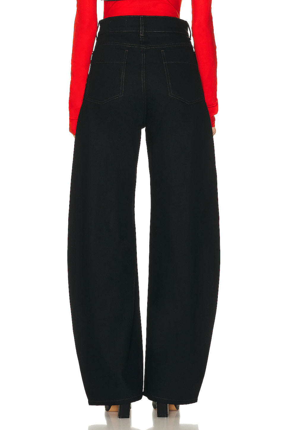 Lemaire High Waisted Curved Jeans