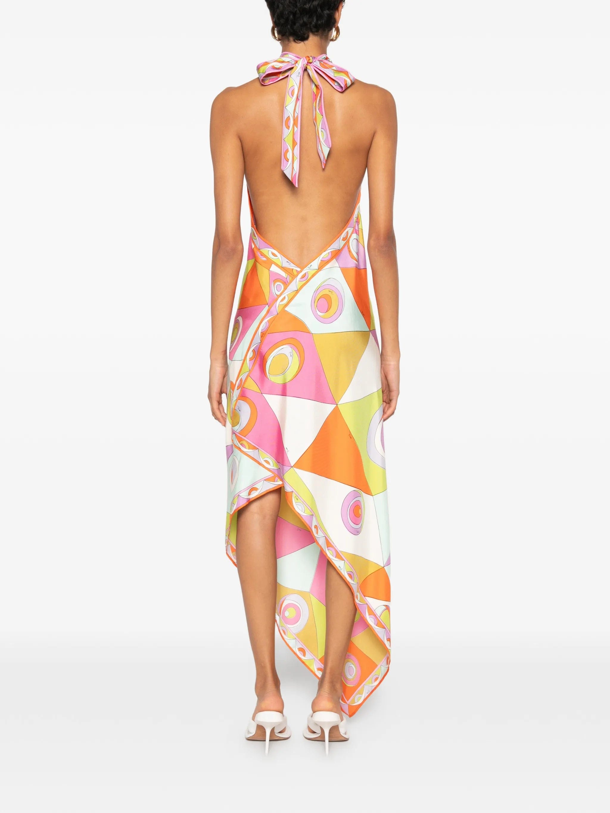 PUCCI geometric - print midi dress