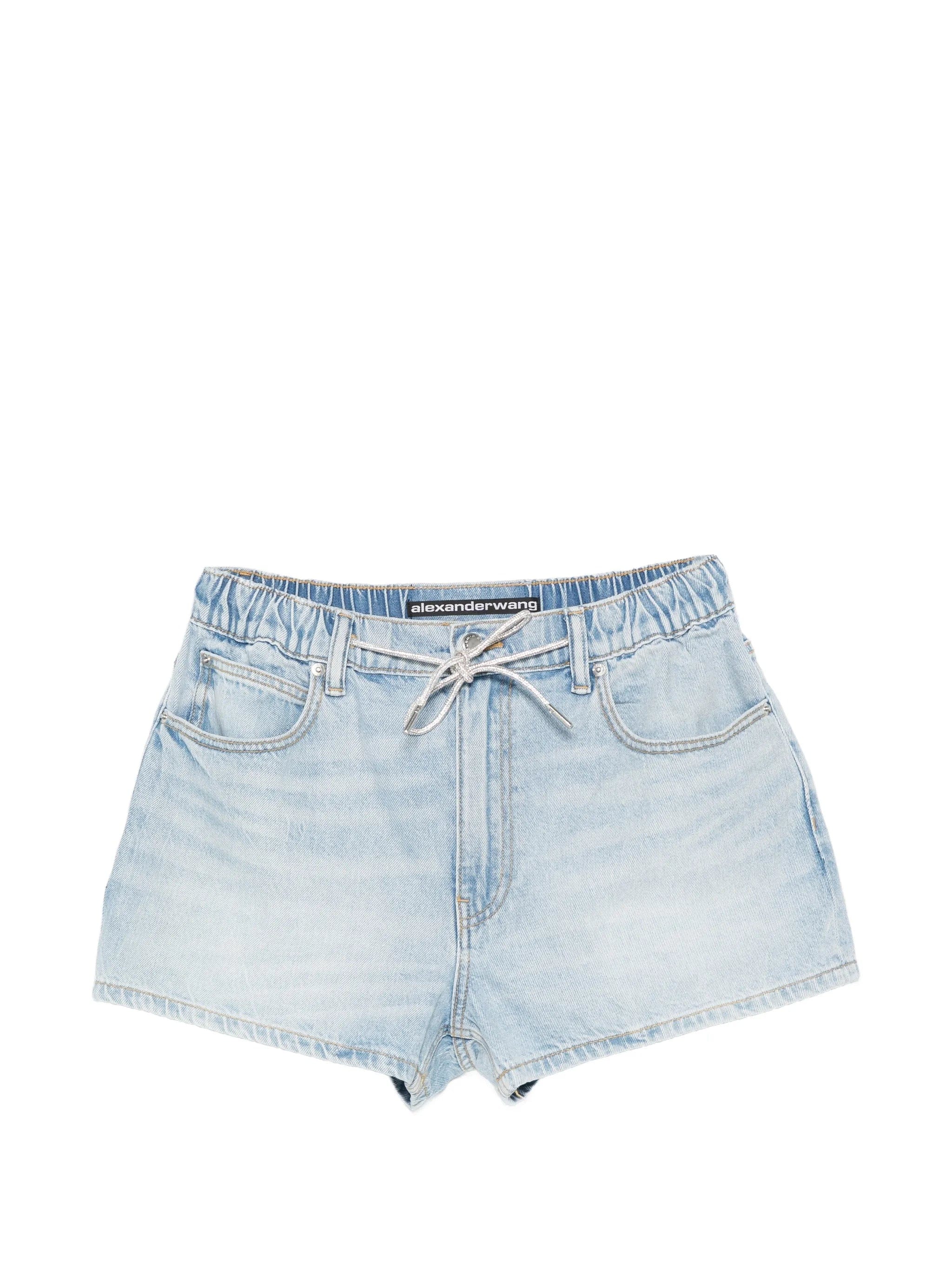 Alexander Wang marathon crystal - drawstring shorts