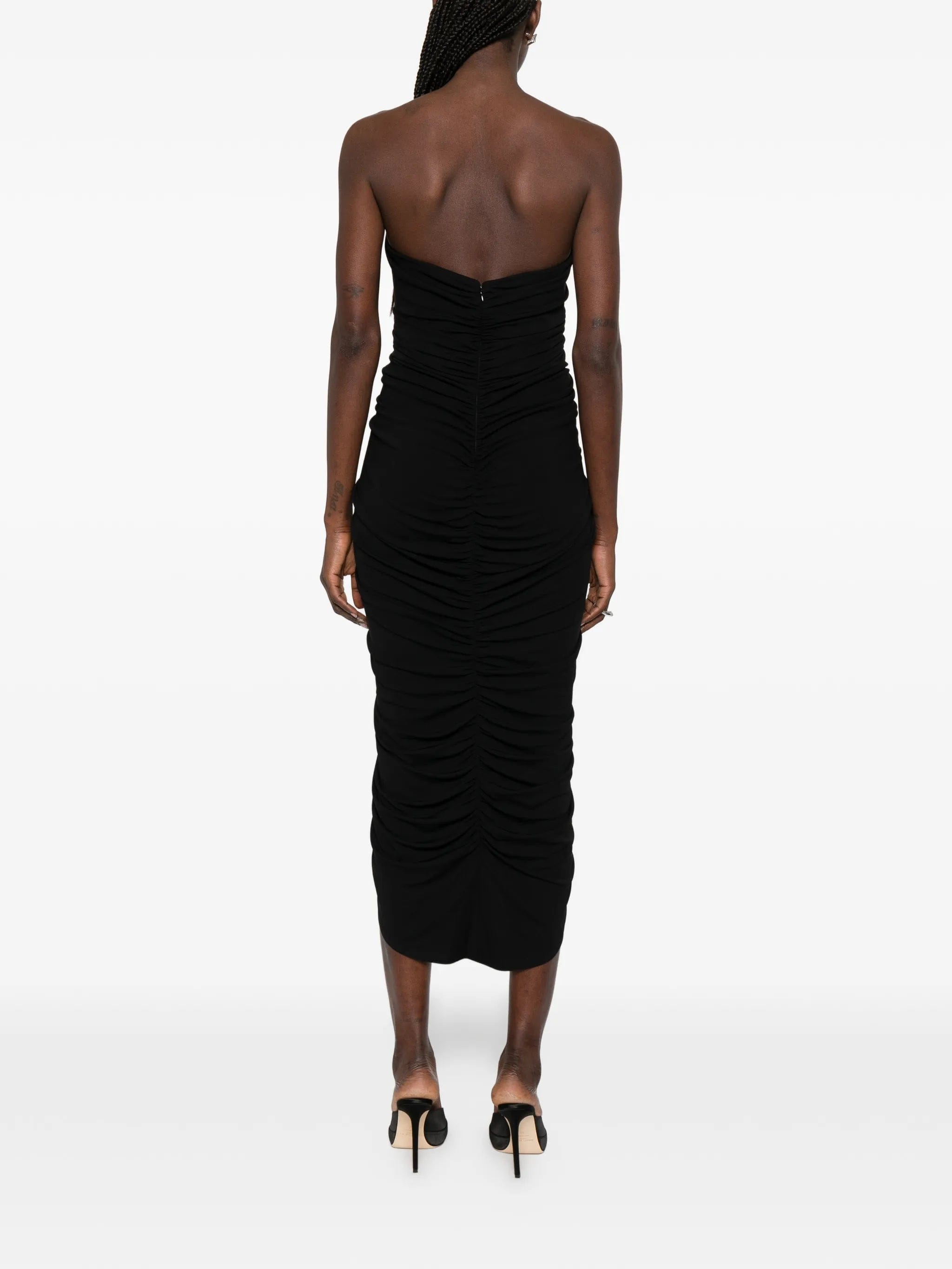 Alexander Wang structured - bodice midi dress