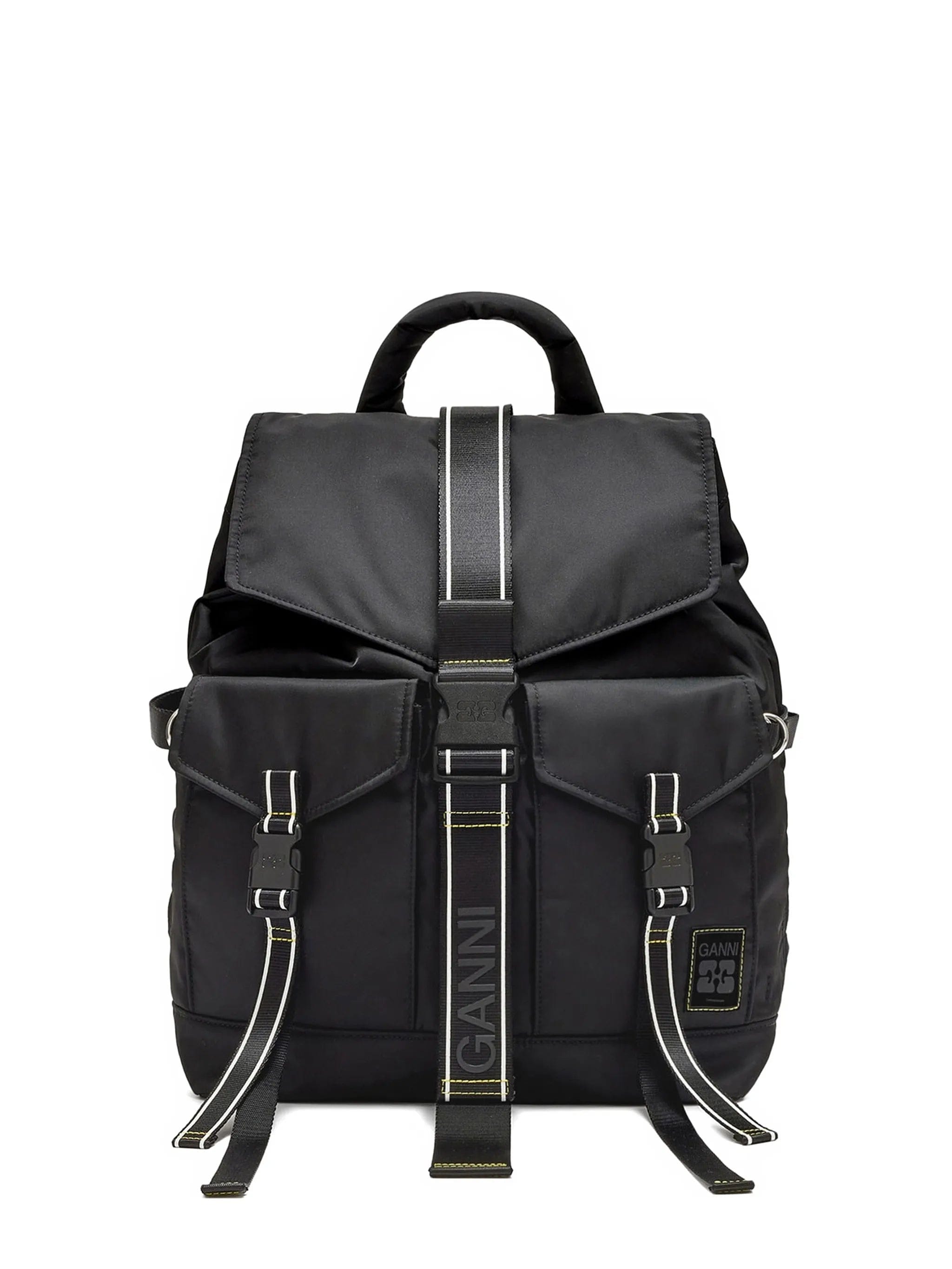 GANNI Re - Tech buckled backpack