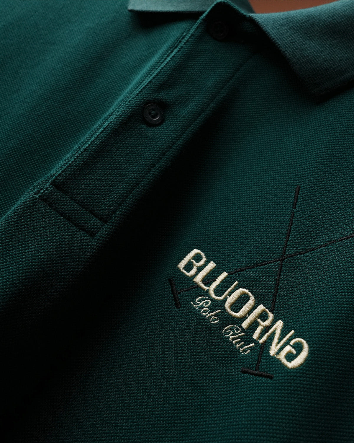 Polo Bottle Green Saddle League Polo T - Shirt