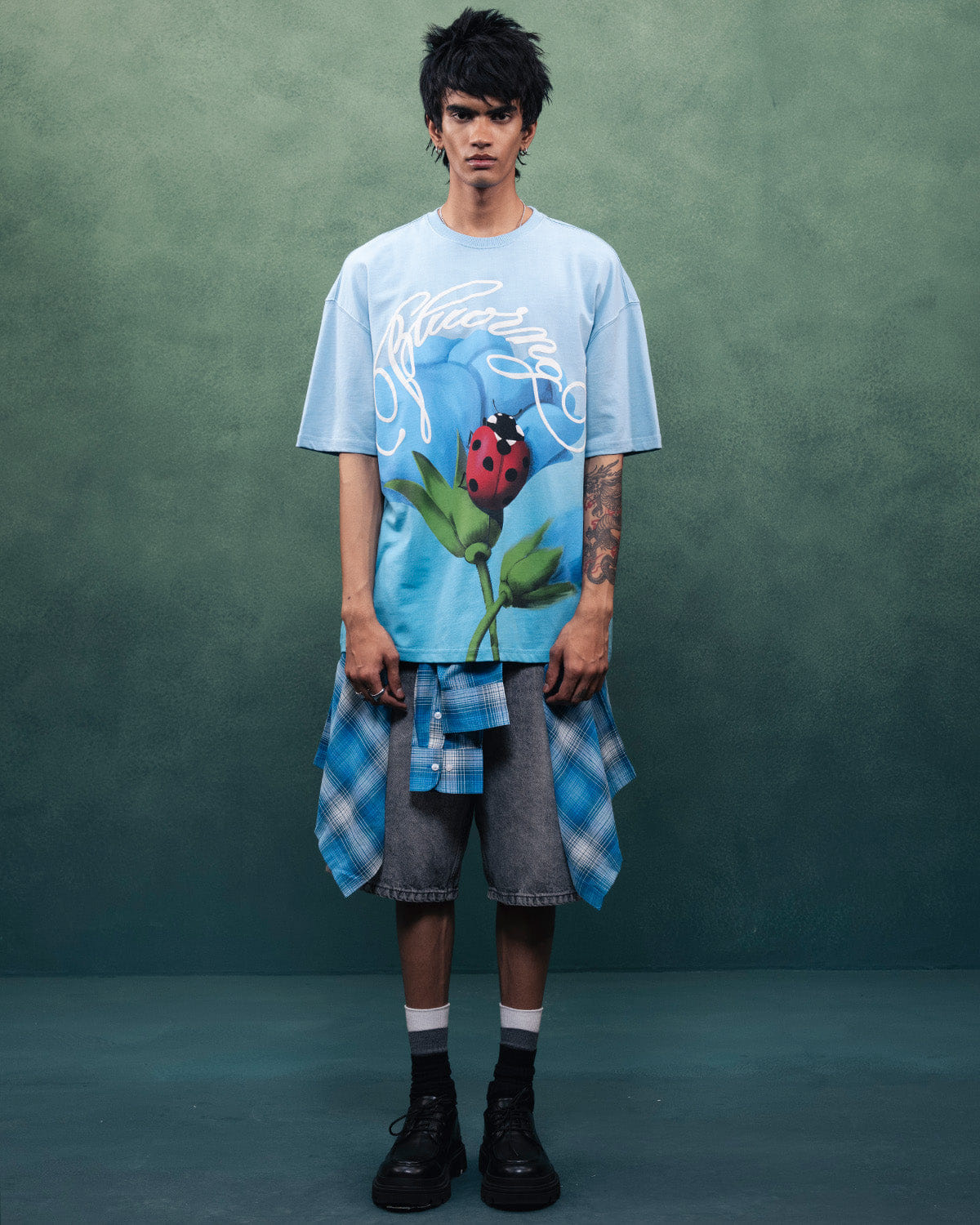 Blue Glacial Blue Ladybird T - Shirt