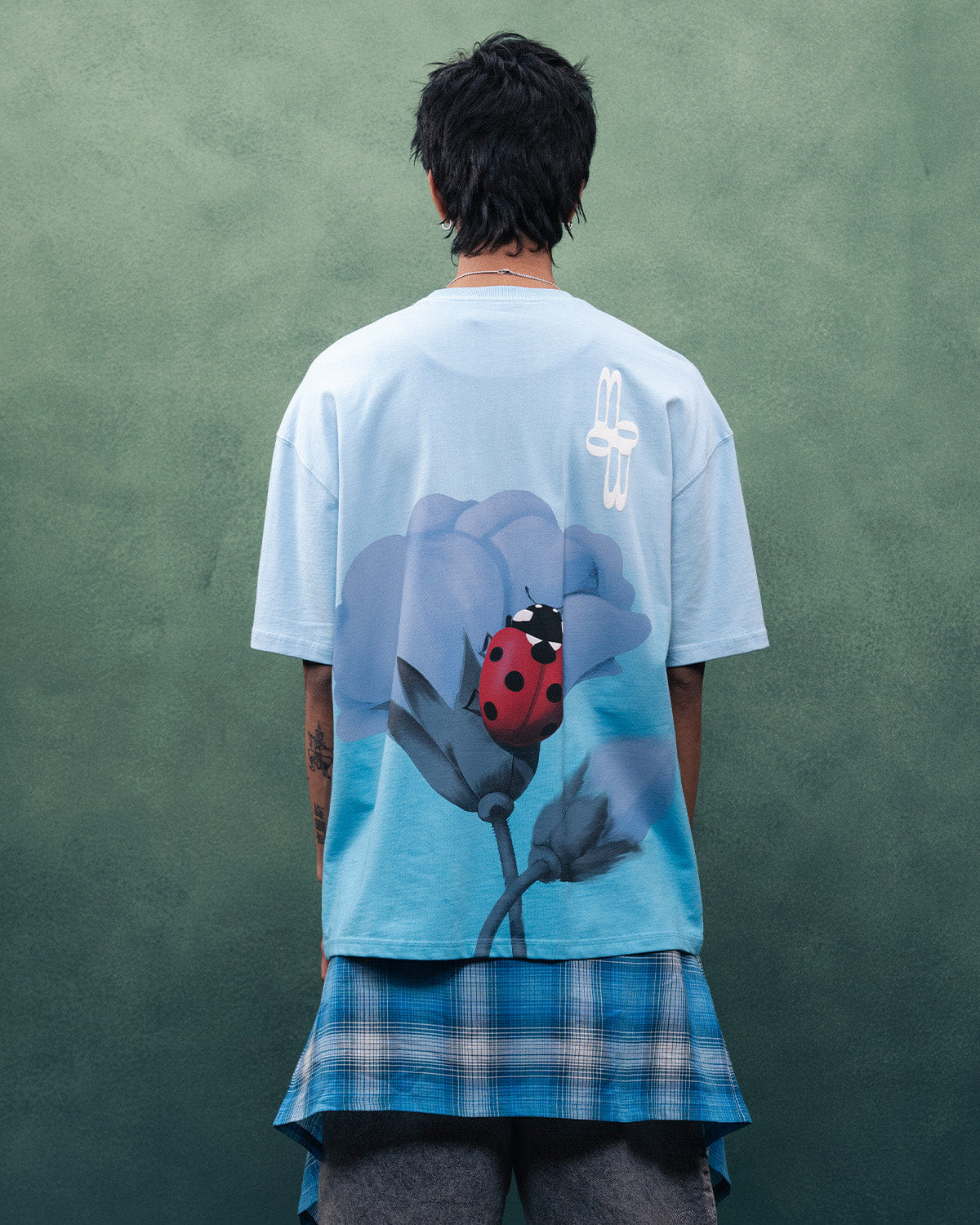 Blue Glacial Blue Ladybird T - Shirt
