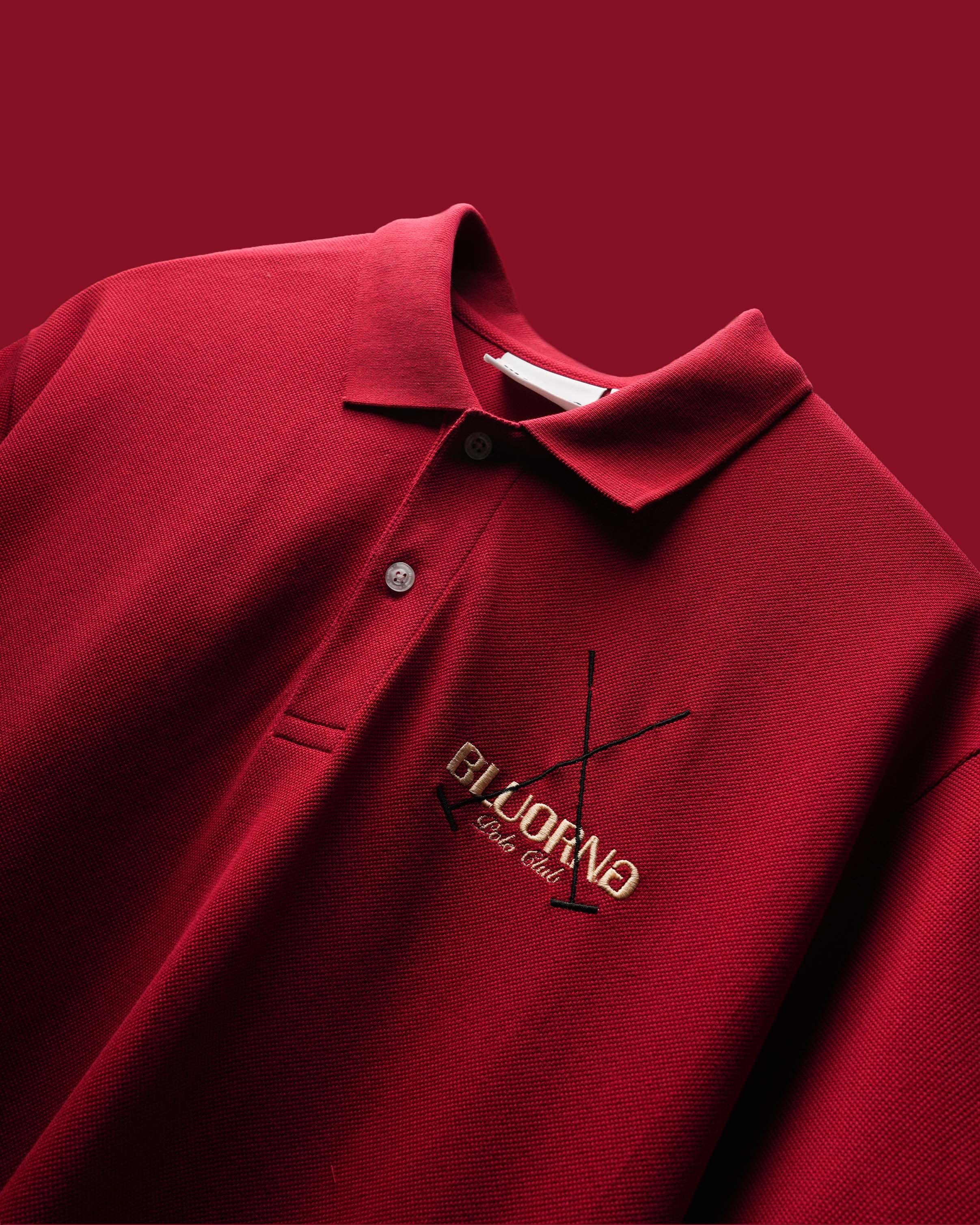 Polo Rush Red Saddle League Polo T - Shirt