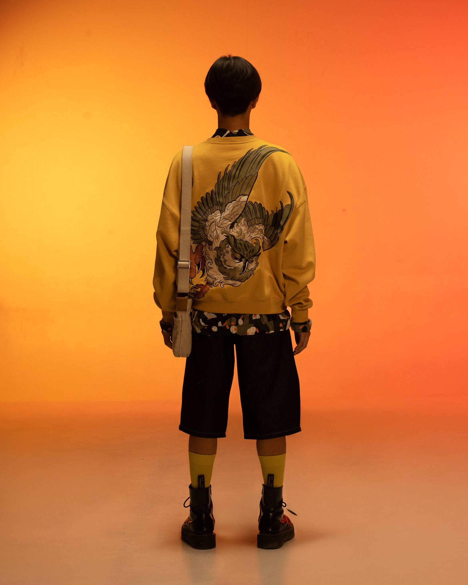 Yellow Nocturnal Sweatshirt
