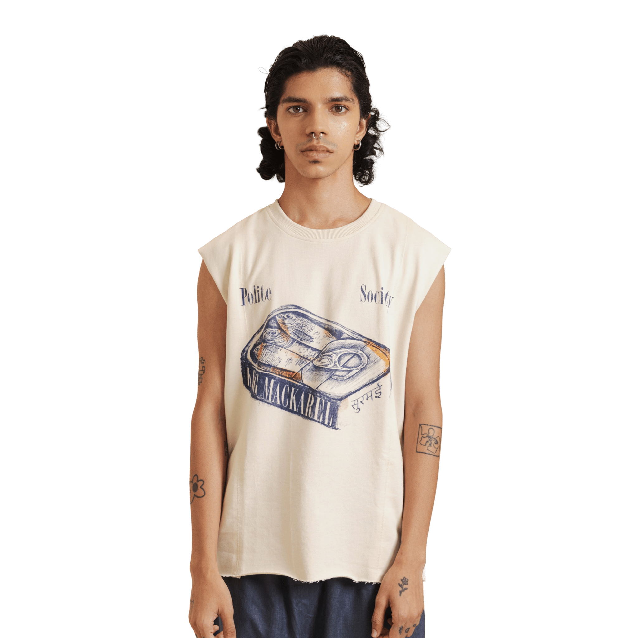 Polite Society Surmai Tank Top (Creme)
