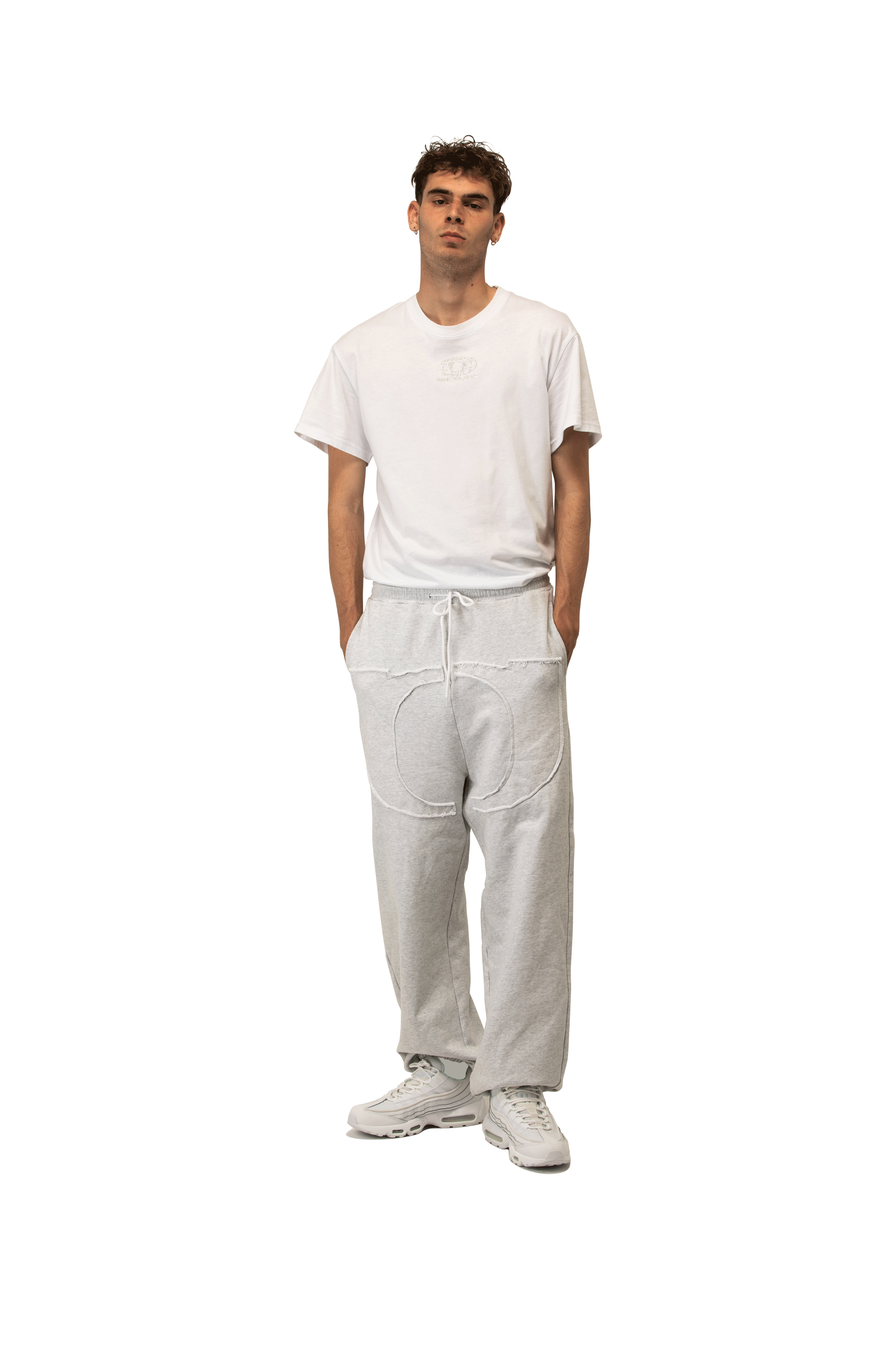 Logo Stitched Logo Sweatpants