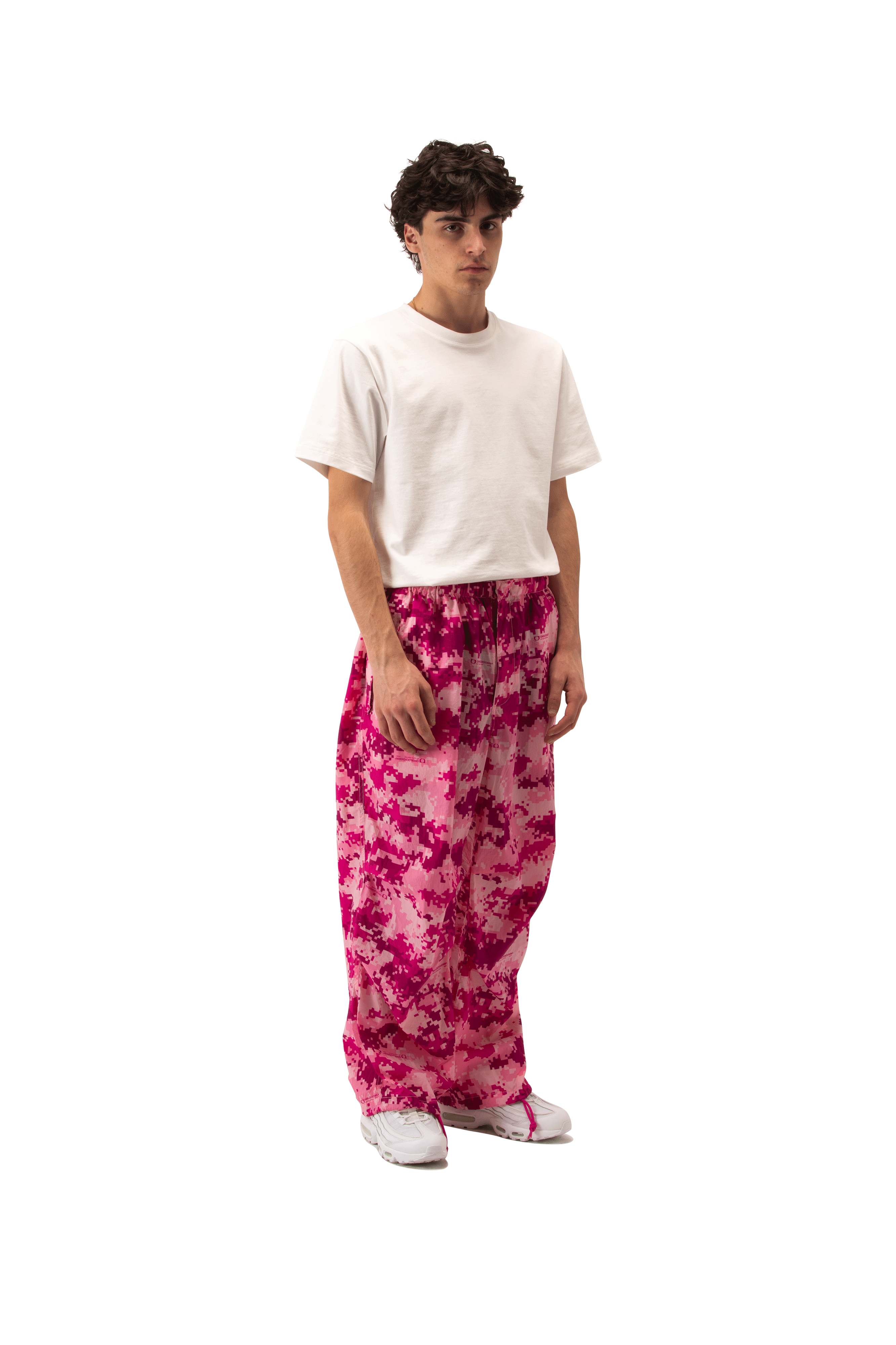 One Block Down Pink Digi Camo Track Pants
