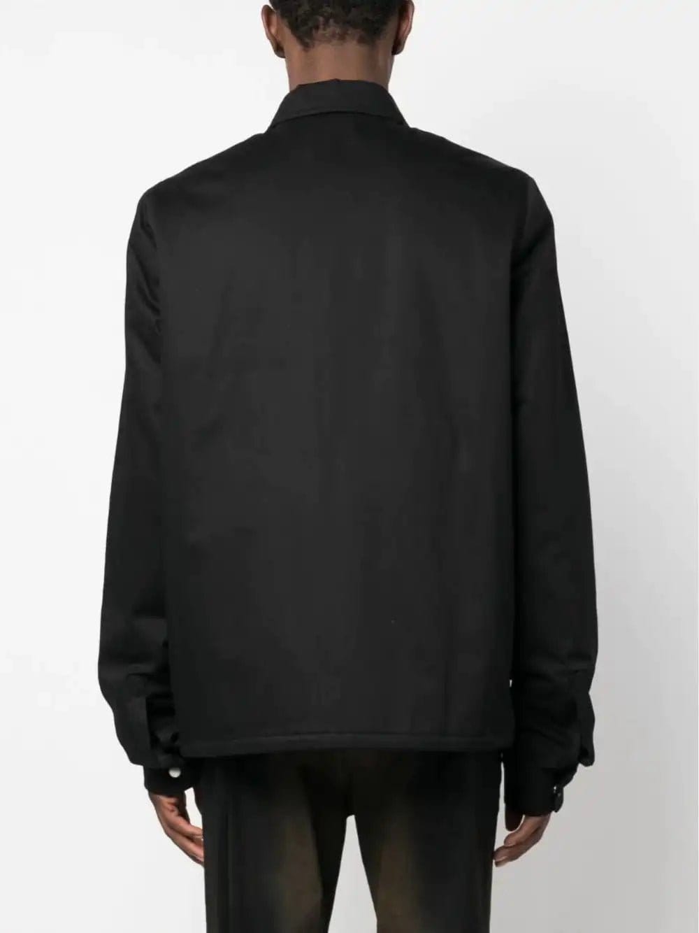 Drkshdw Veste noire zippée à cordon de serrage
