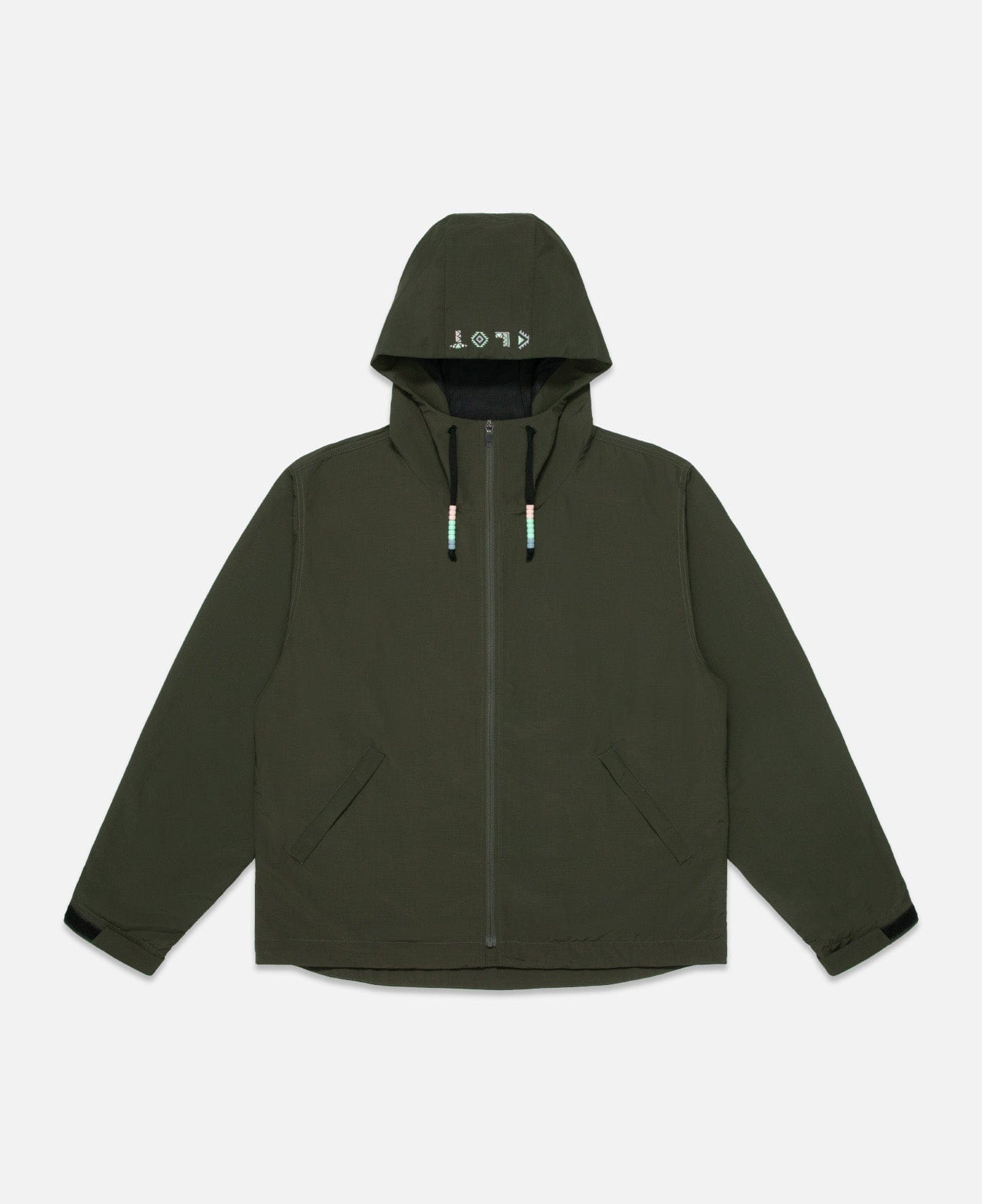 CLOT Zip - Up Wind Parker (Olive)