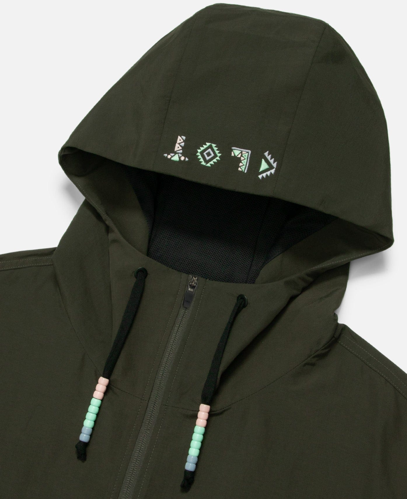 CLOT Zip - Up Wind Parker (Olive)