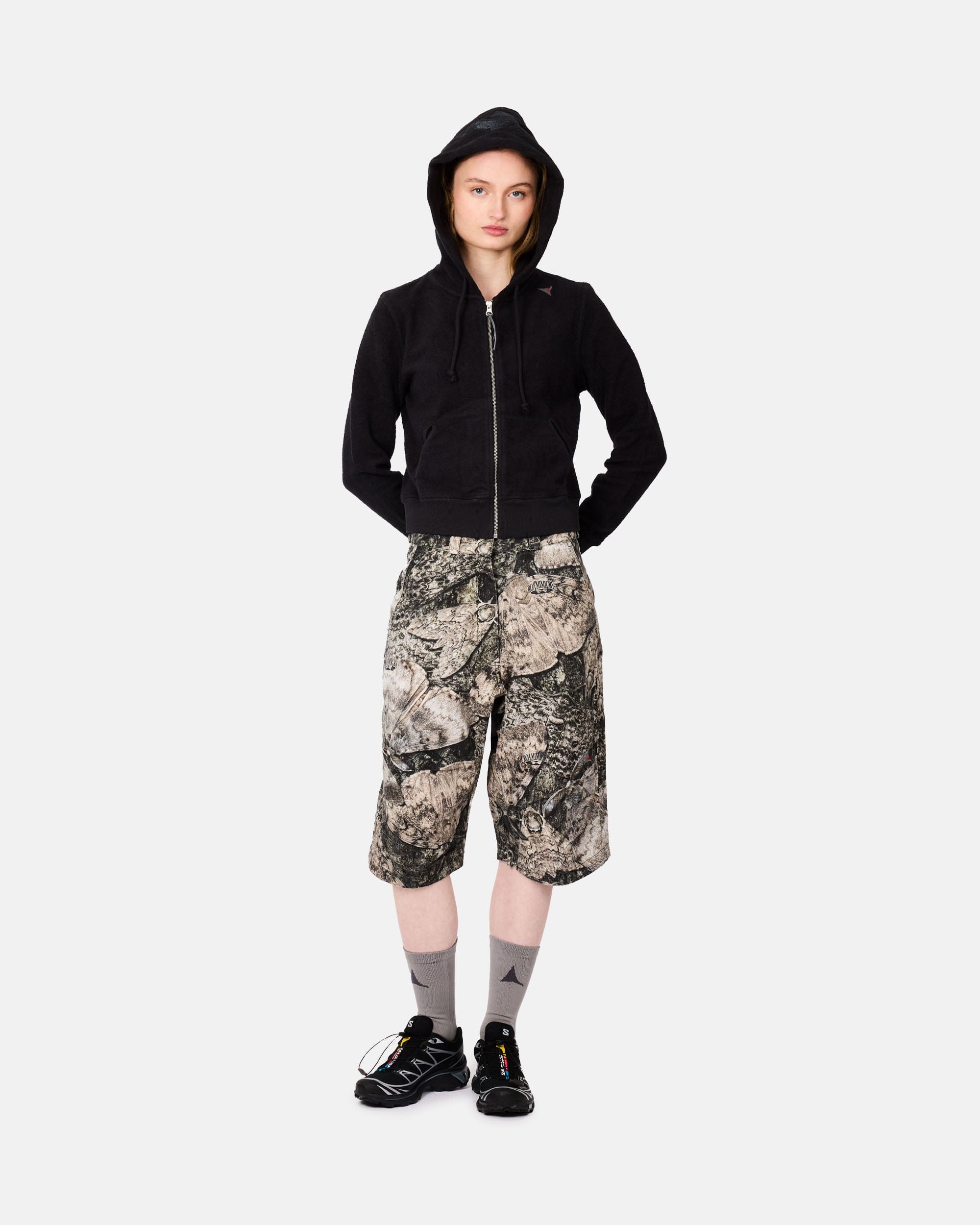 SLAM JAM SRL (ARIES ROA) Guniy Inside Out Zip - Up Baby Hoodie