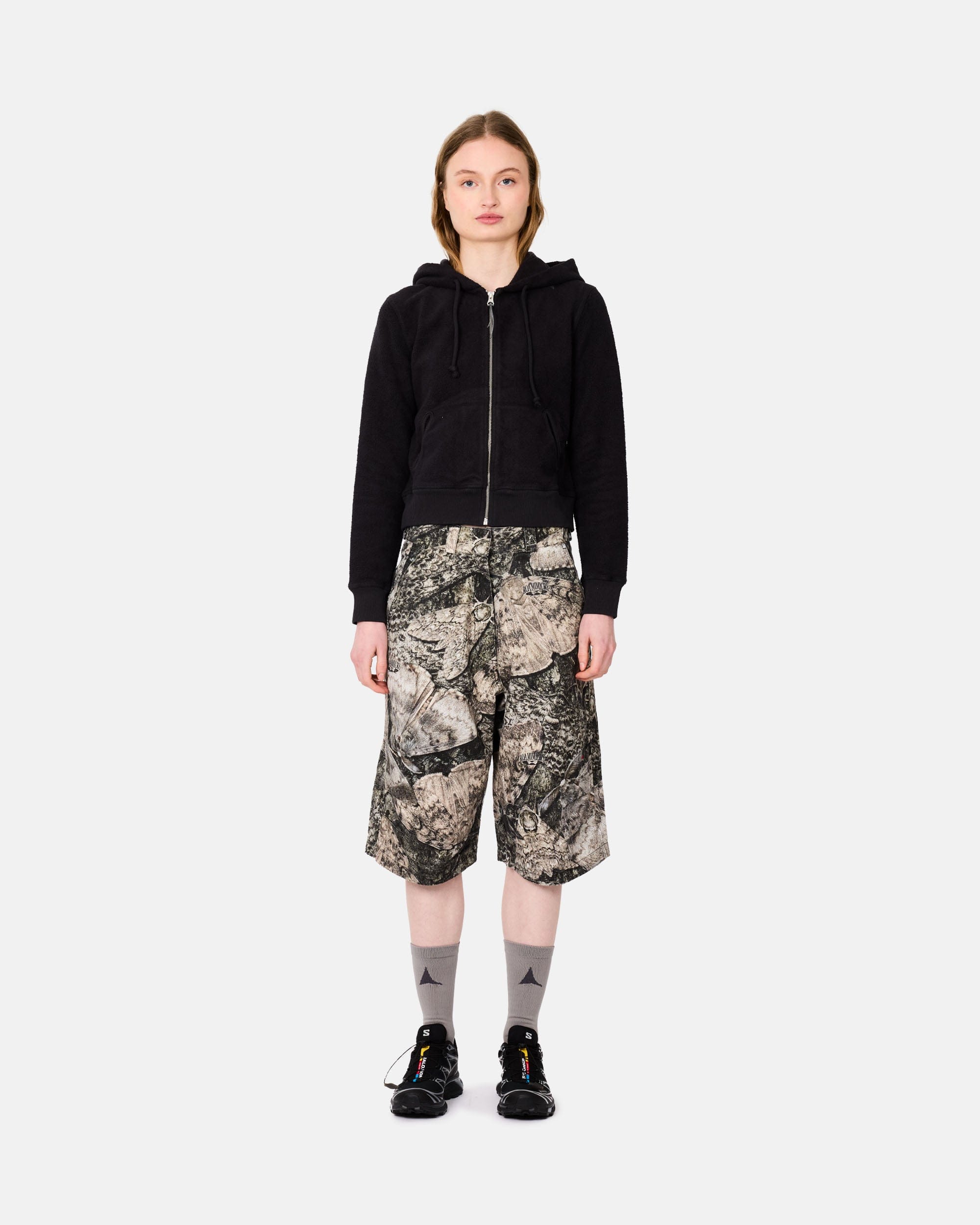 SLAM JAM SRL (ARIES ROA) Guniy Inside Out Zip - Up Baby Hoodie