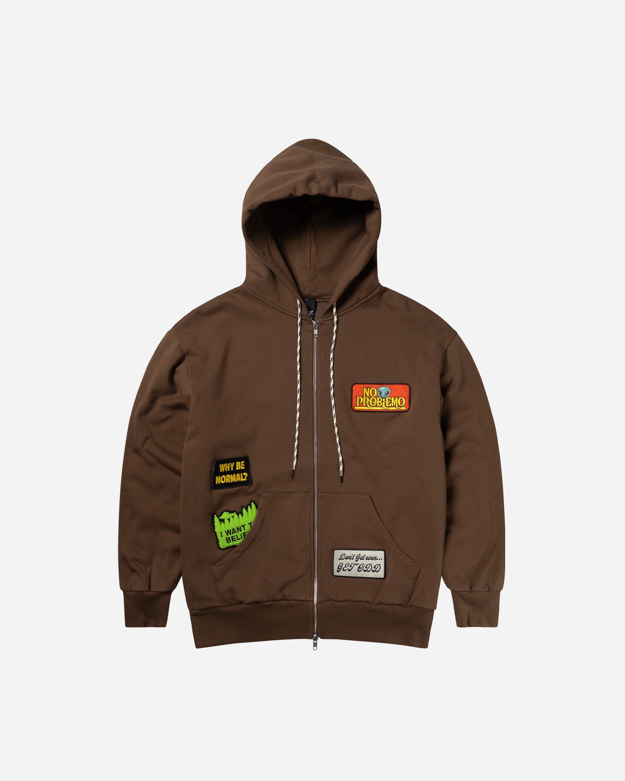 SLAM JAM SRL (ARIES ROA) Sticker Zip Thru Hoodie