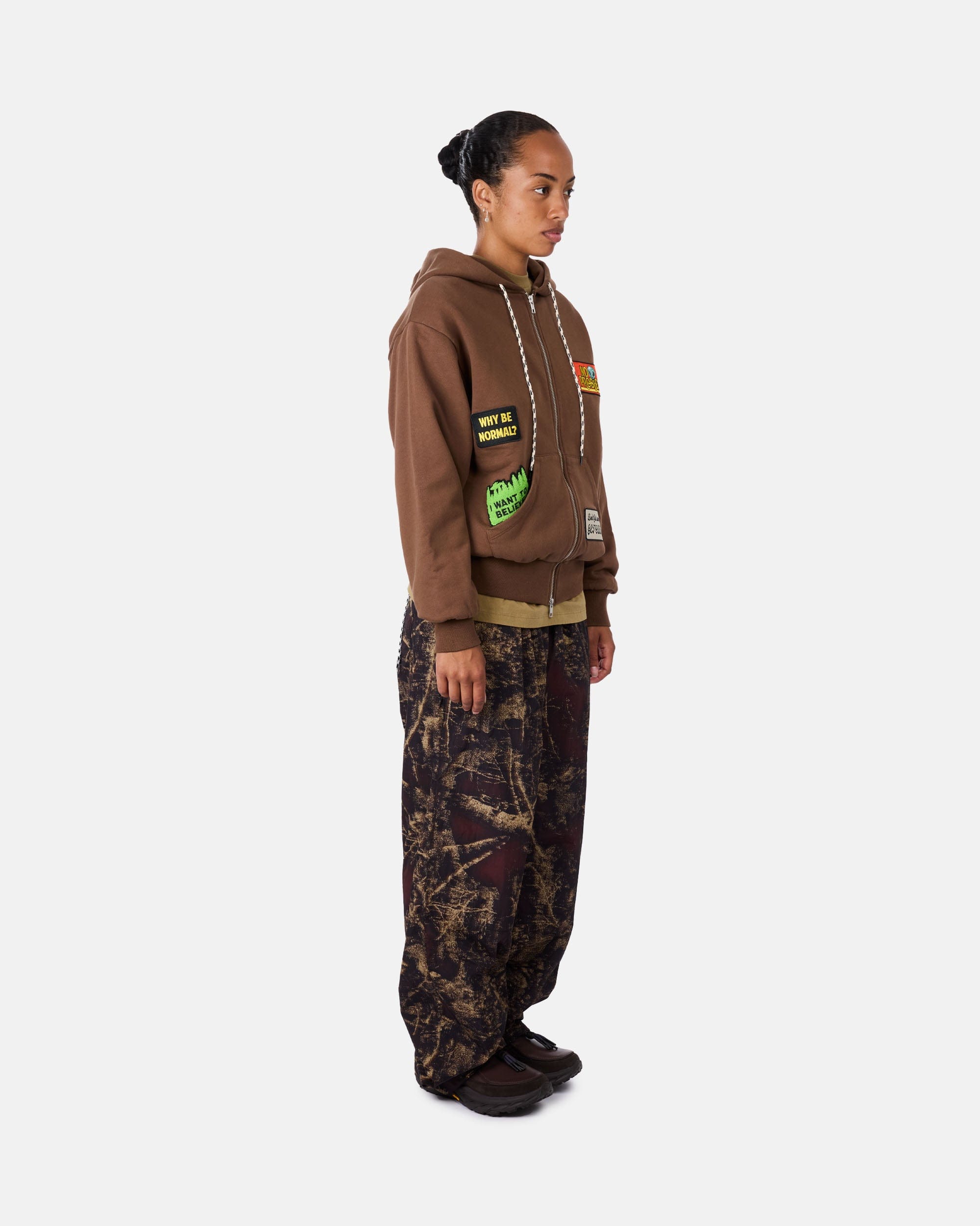 SLAM JAM SRL (ARIES ROA) Sticker Zip Thru Hoodie
