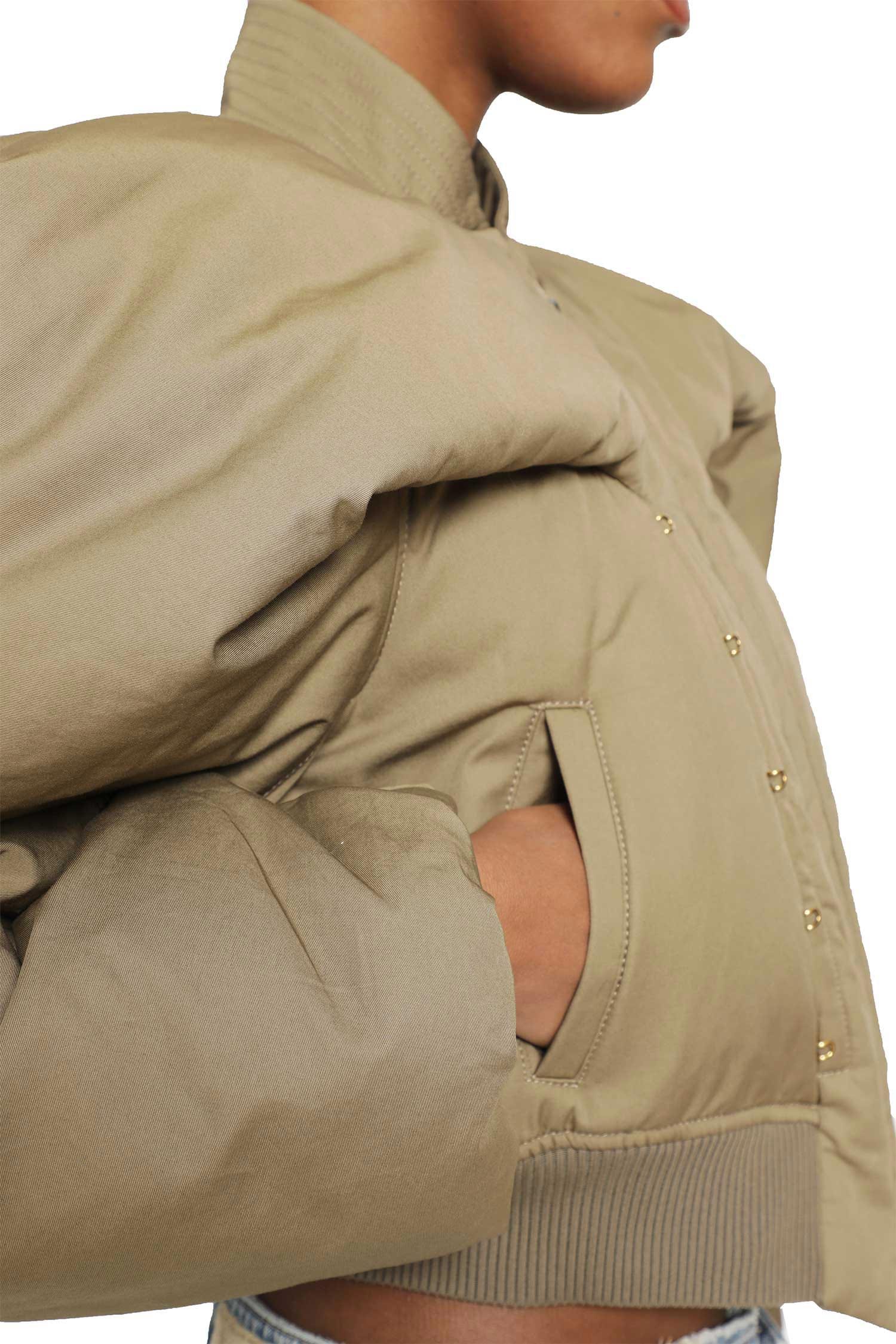 Mcqueen Cropped Bomber Jacket