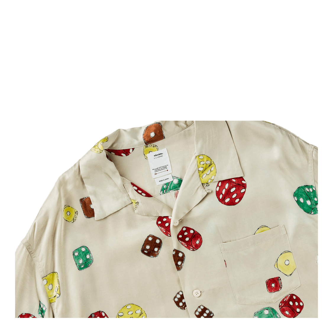 Visvim Wallis Shirt S/s Dice White
