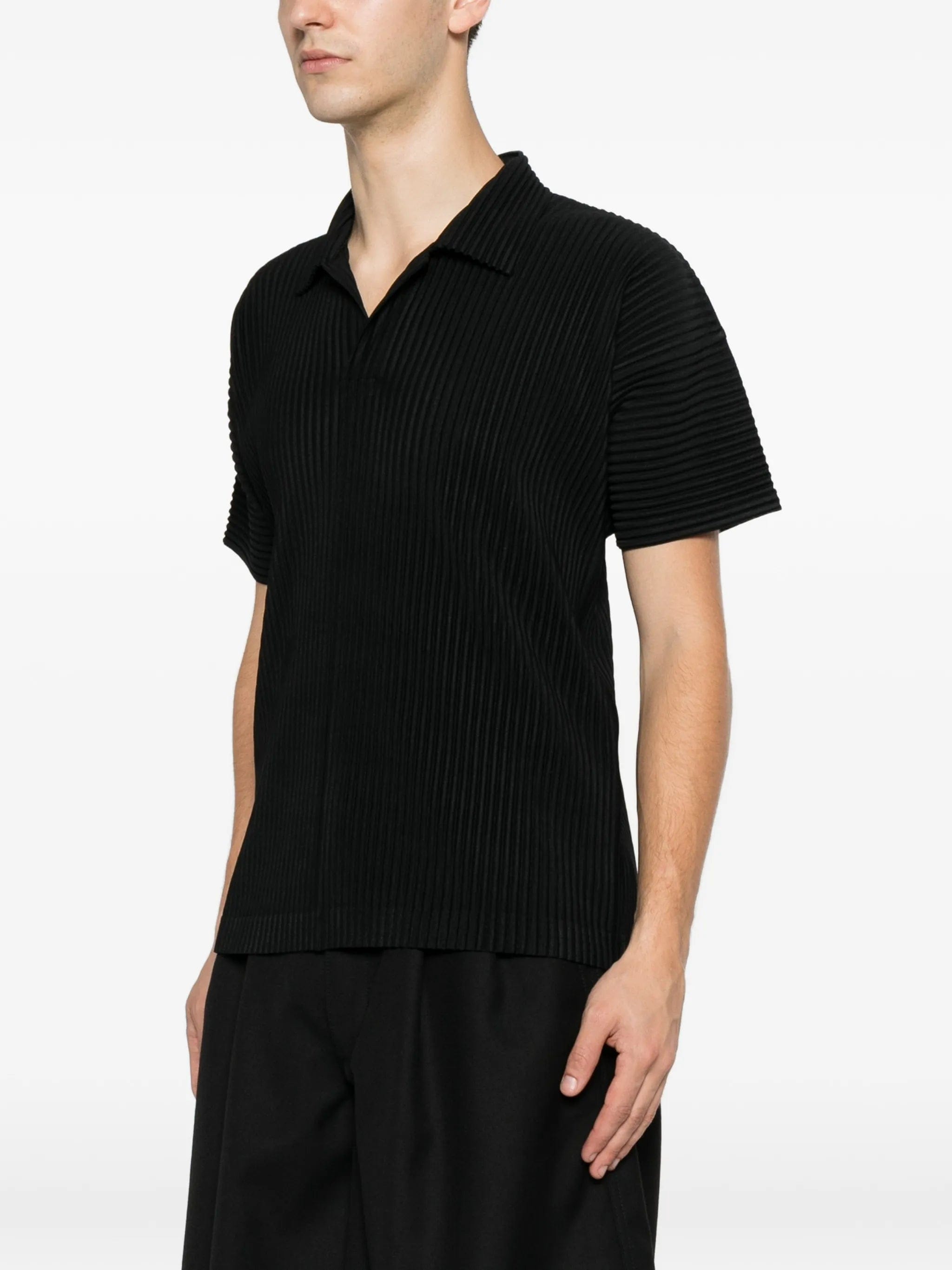 Homme Plissé Issey Miyake pleated short - sleeve T - shirt