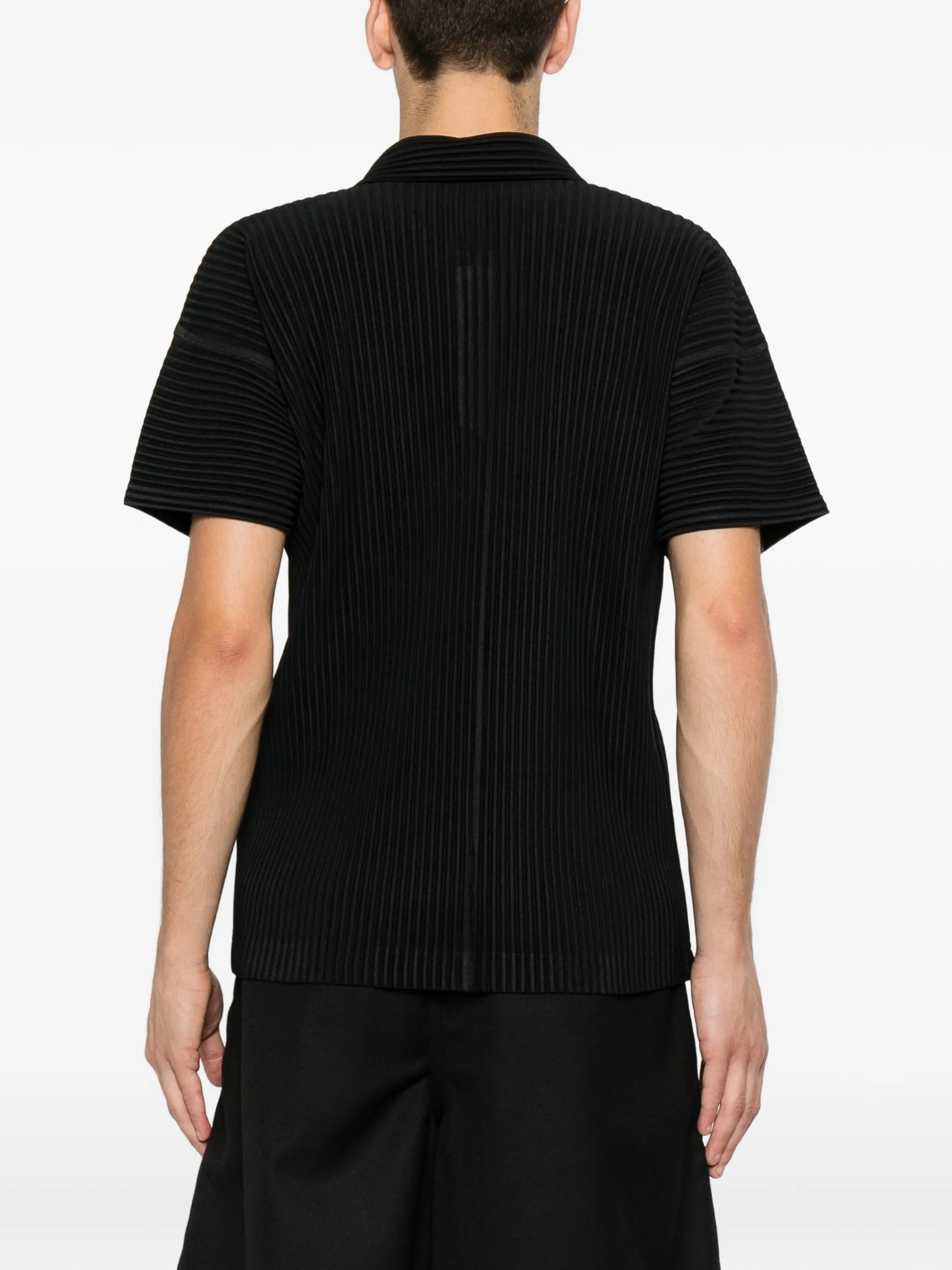Homme Plissé Issey Miyake pleated short - sleeve T - shirt