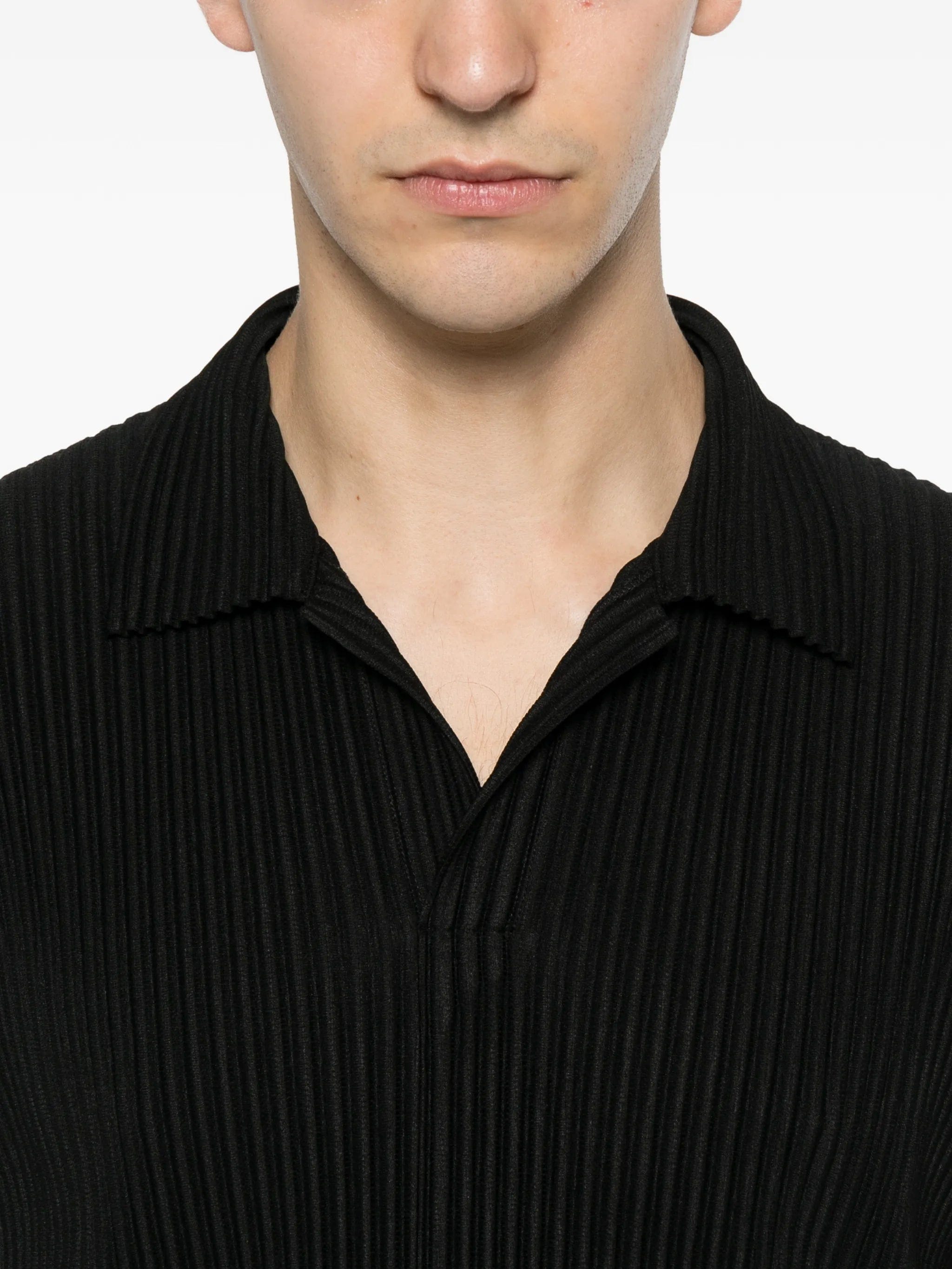 Homme Plissé Issey Miyake pleated short - sleeve T - shirt
