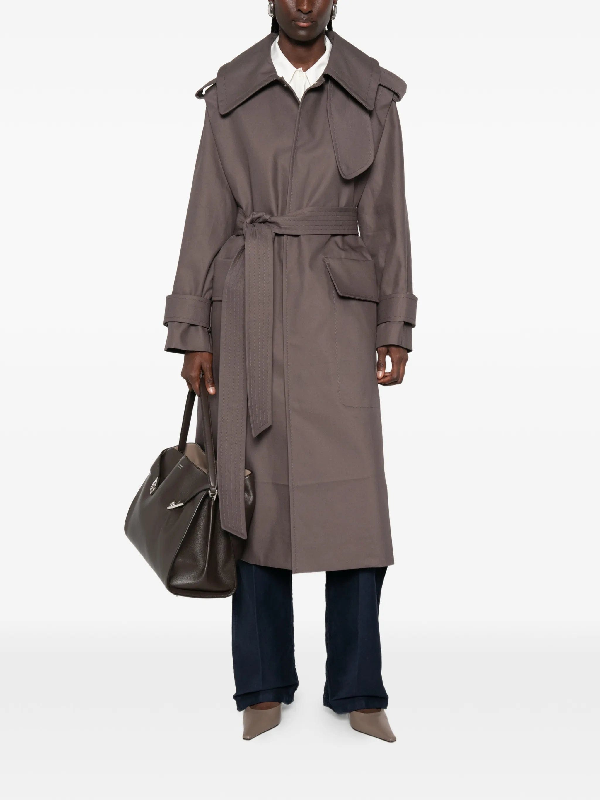 Victoria Beckham Philippa belted trench coat