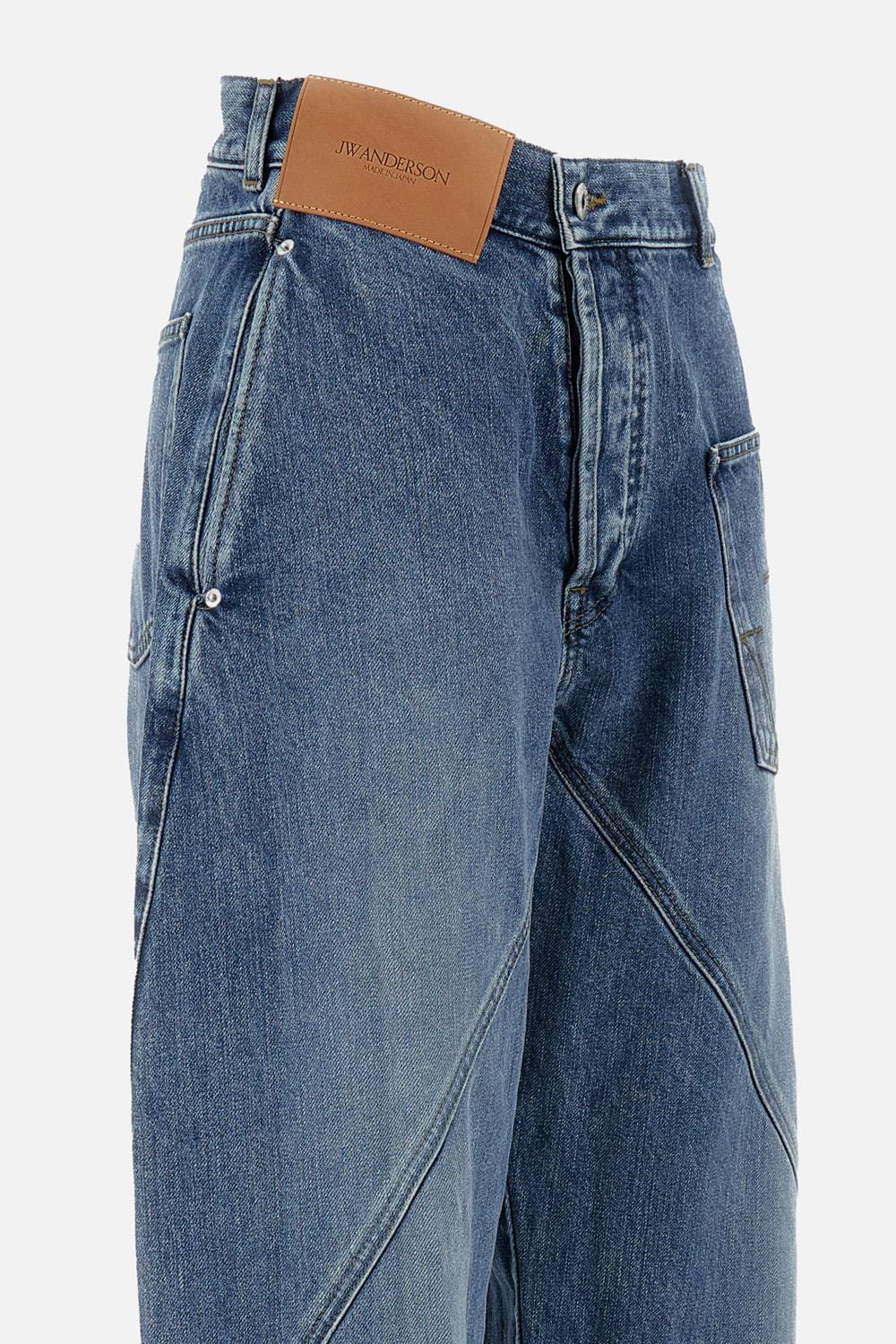 JW Anderson JEANS CON CUCITURE ATTORCIGLIATE