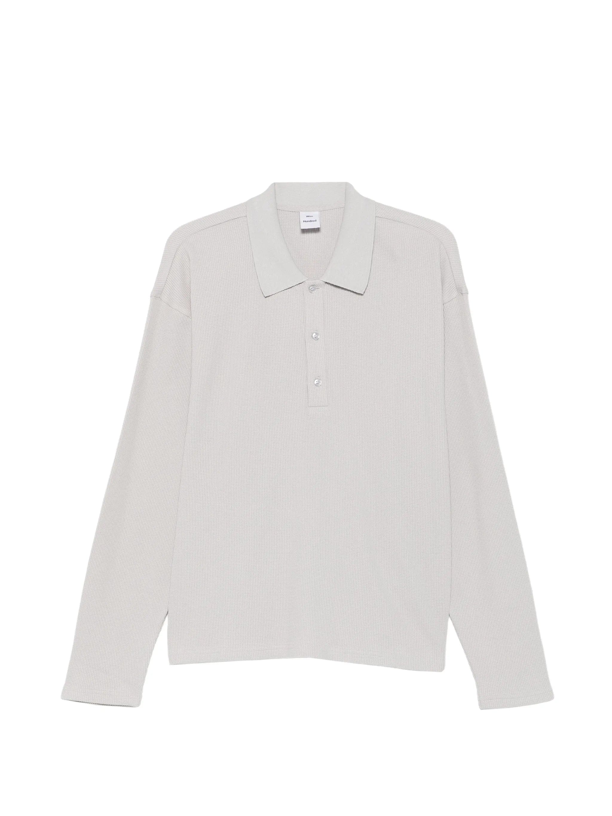 Won Hundred long - sleeve polo shirt