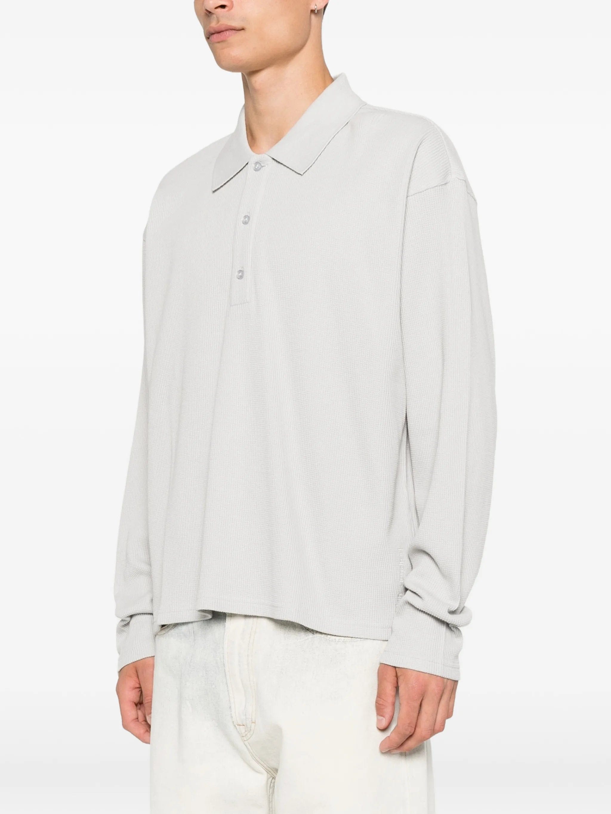 Won Hundred long - sleeve polo shirt